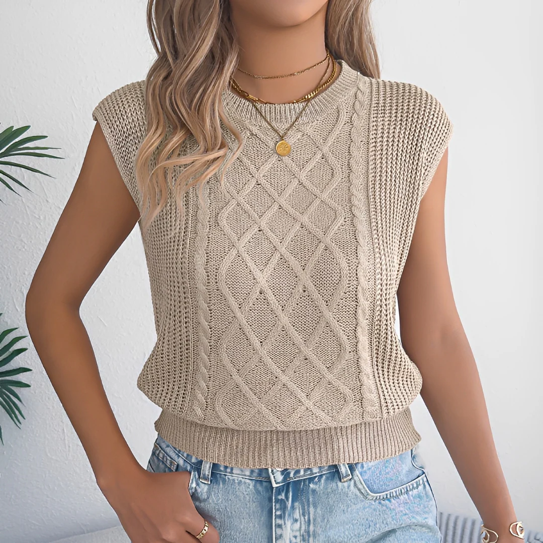 Abbey - Haut chic sans manches - Image 3