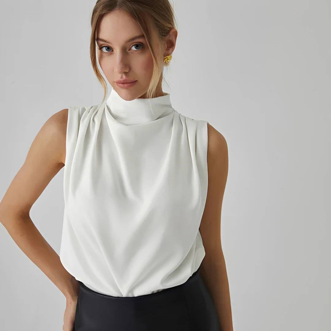 Ailani - Haut sans manches avec détails plissés - Image 5