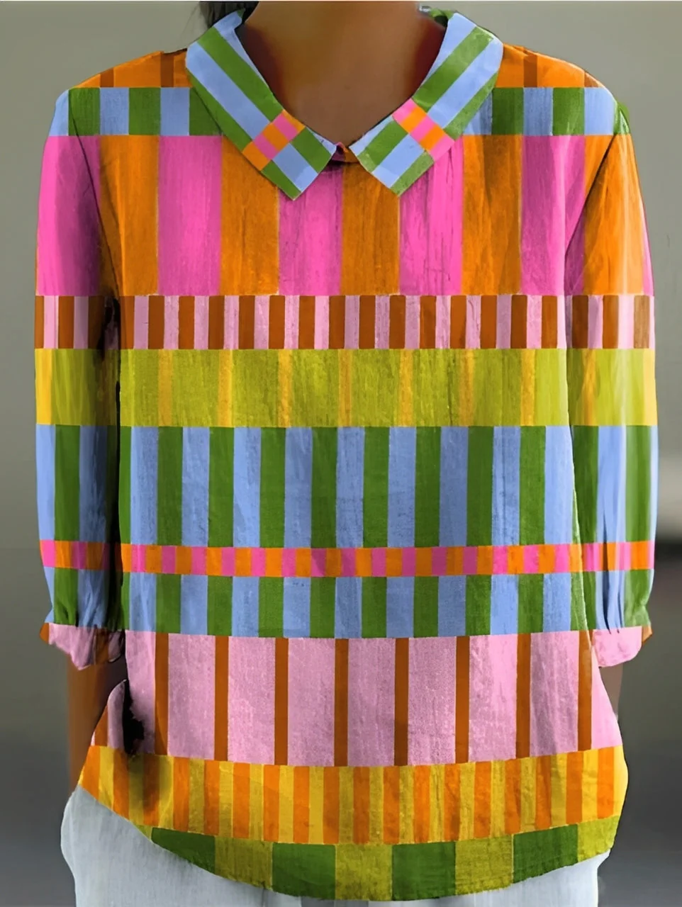 Alfie - Chemise ample imprimée élégante pour femmes - Image 2