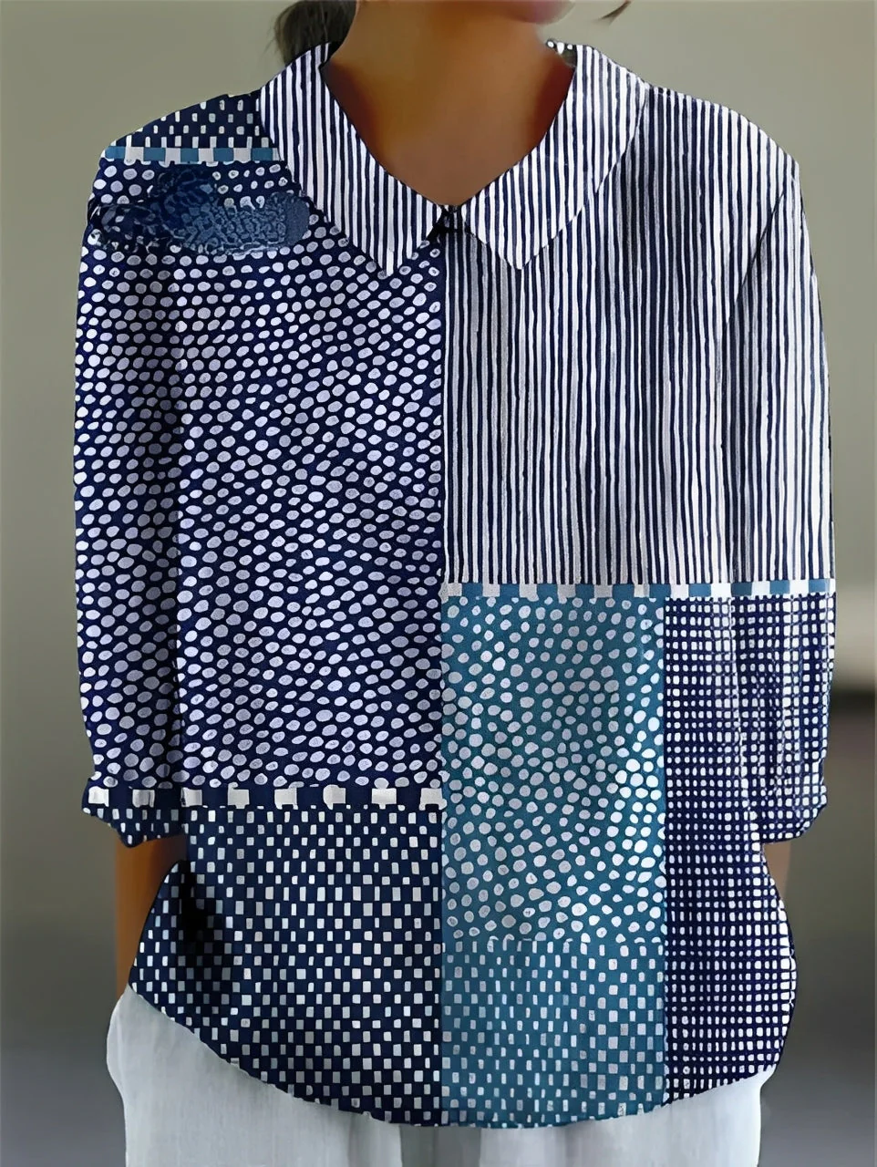 Alfie - Chemise ample imprimée élégante pour femmes - Image 5
