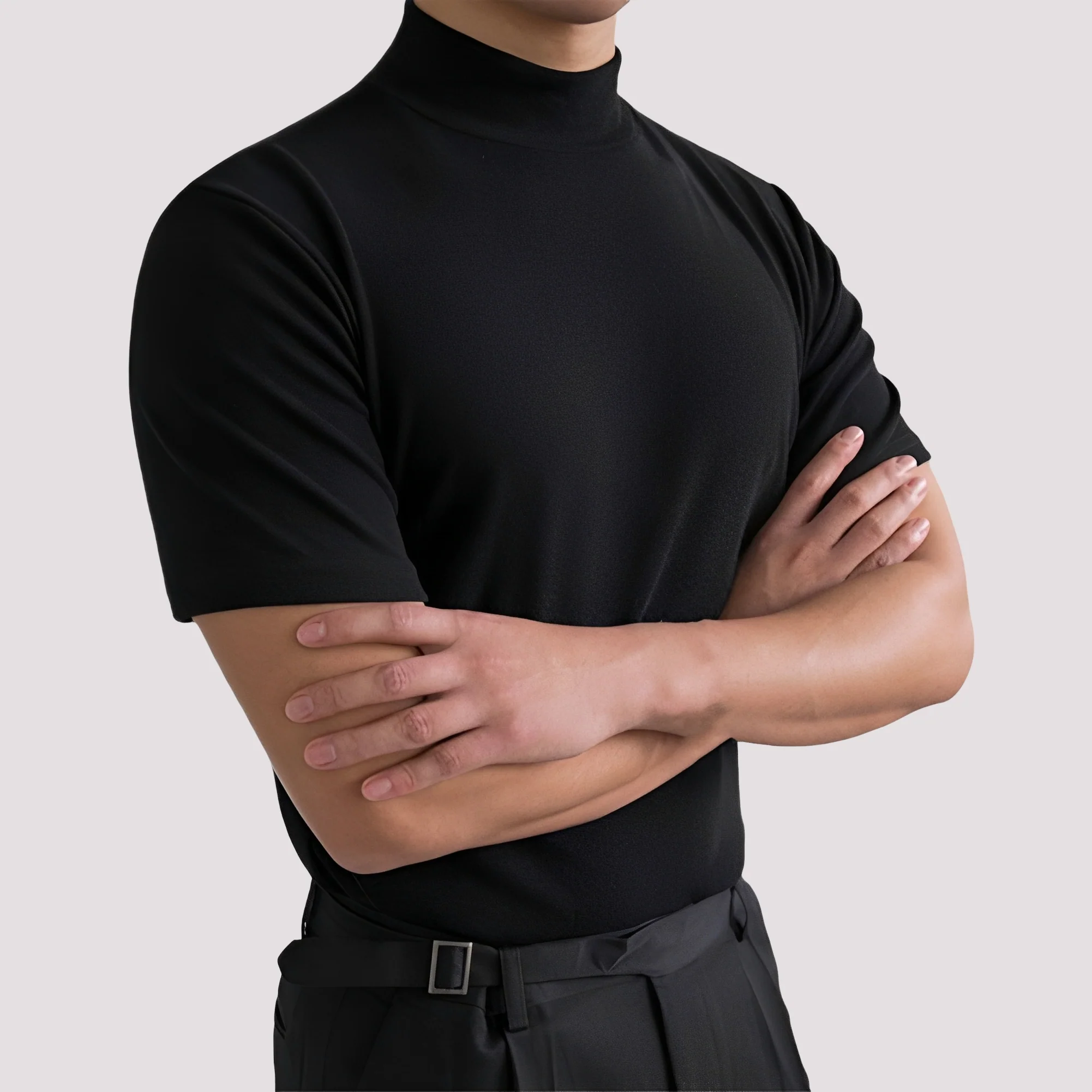 Alfie - T-shirt décontracté à coupe ajustée pour hommes - Image 3