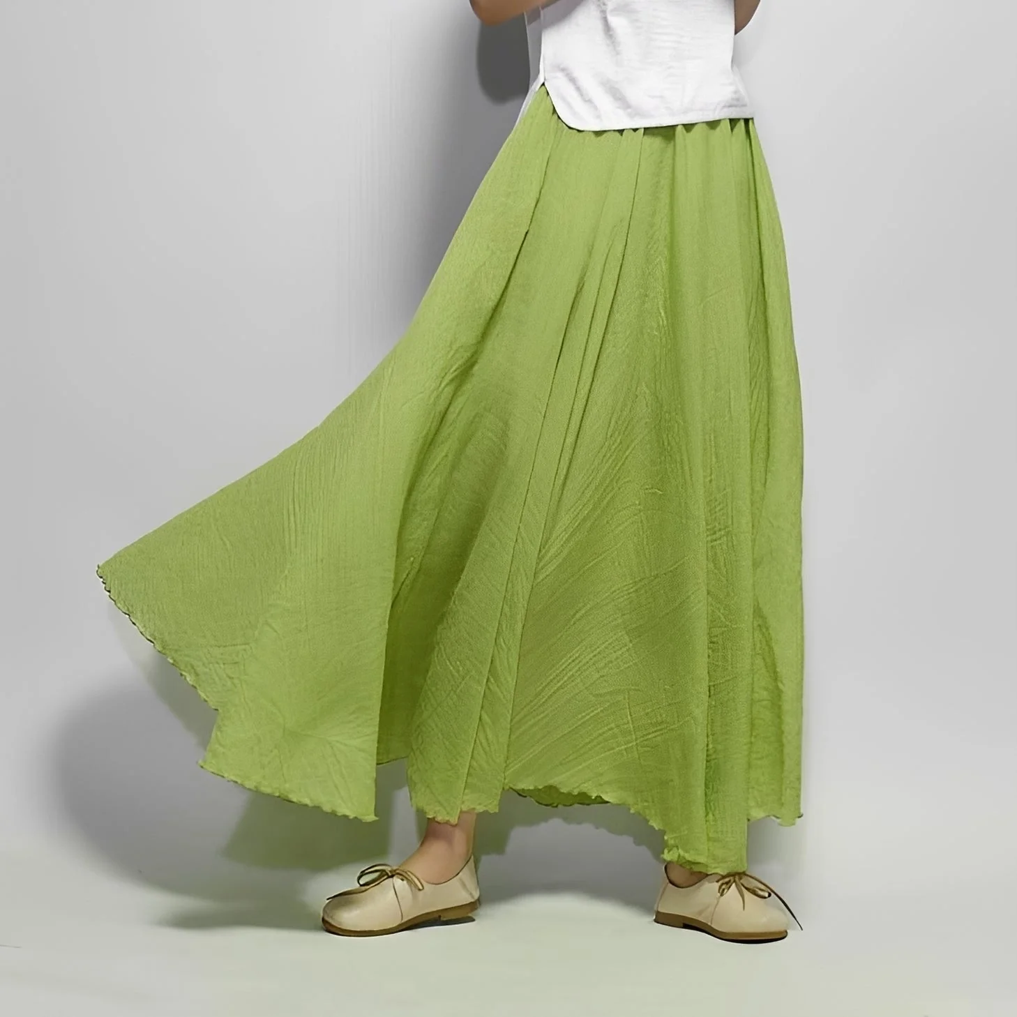 Alina - Jupe Maxi Bohème Flottante - Image 4