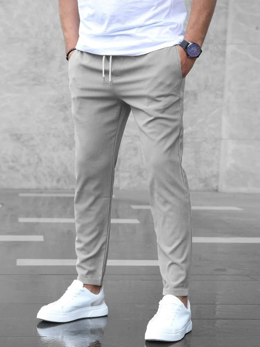 Allan - Pantalon étroit et décontracté pour hommes avec cordon - Image 2