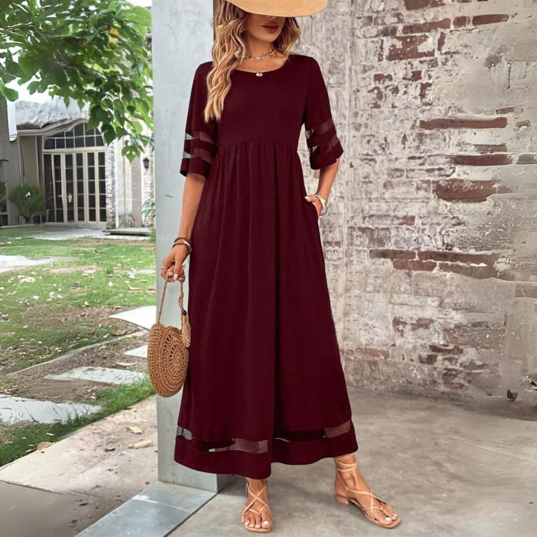Amandine – Robe chic, avec effet ventre plat - Image 6