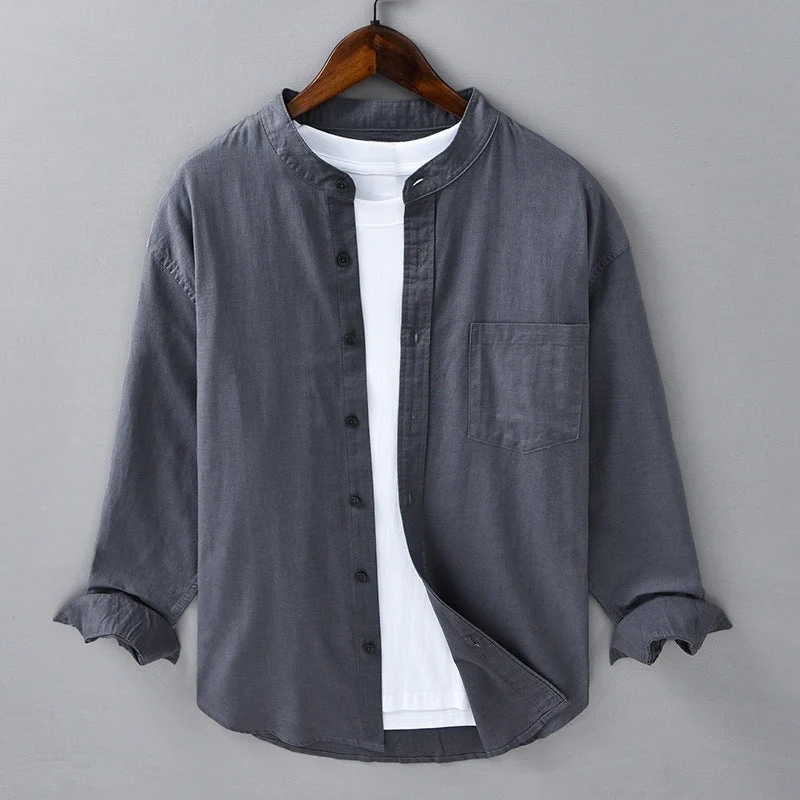 Andrew - Chemise à manches longues confortable pour hommes - Image 3