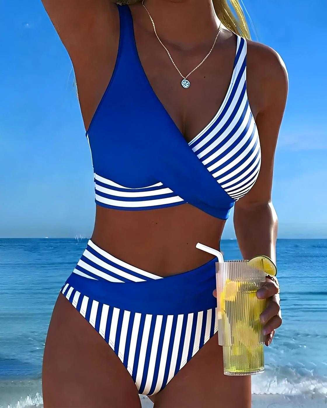 Angelica - Bikini Rayé Élégant - Image 5