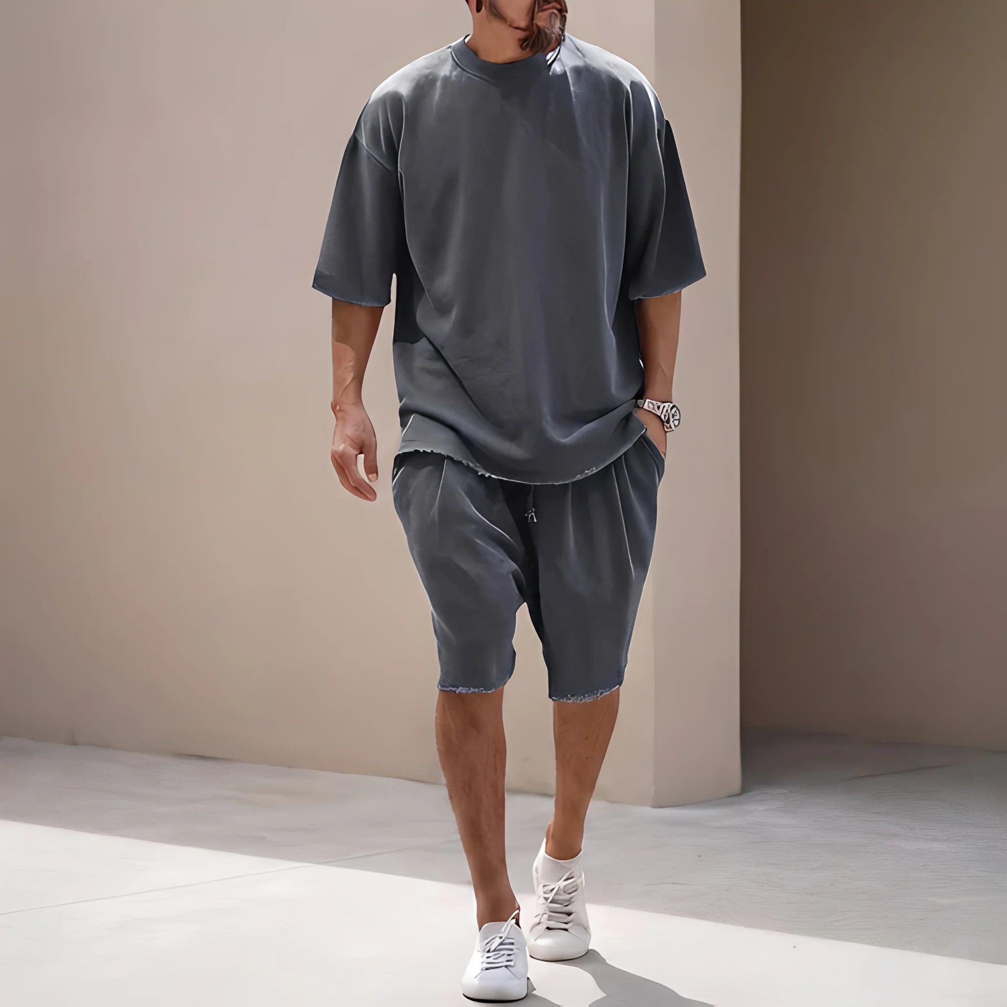 Angelo - Ensemble estival ample pour homme - Image 6