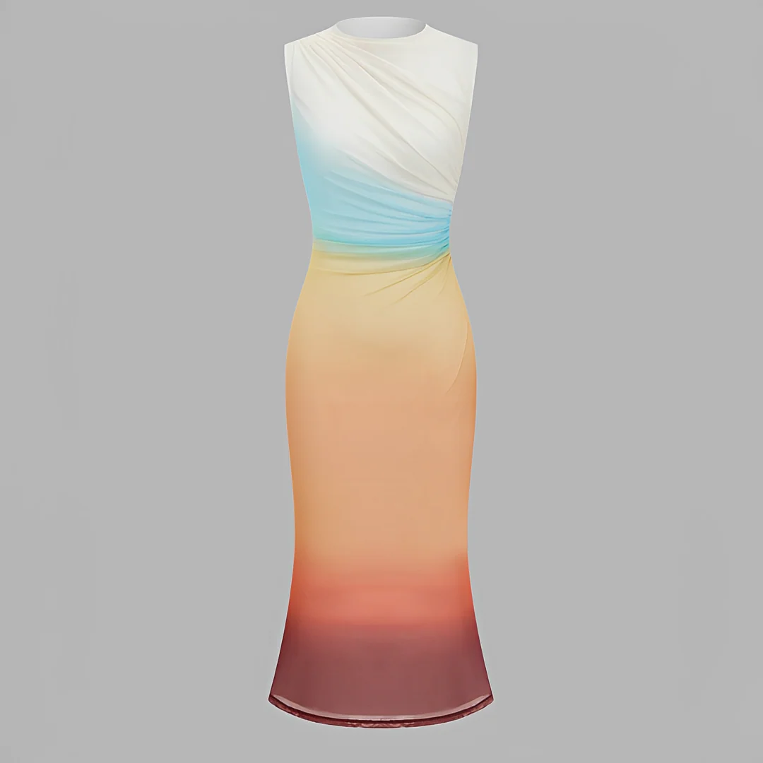 Anjanet - Robe longue chic avec dos nu - Image 3