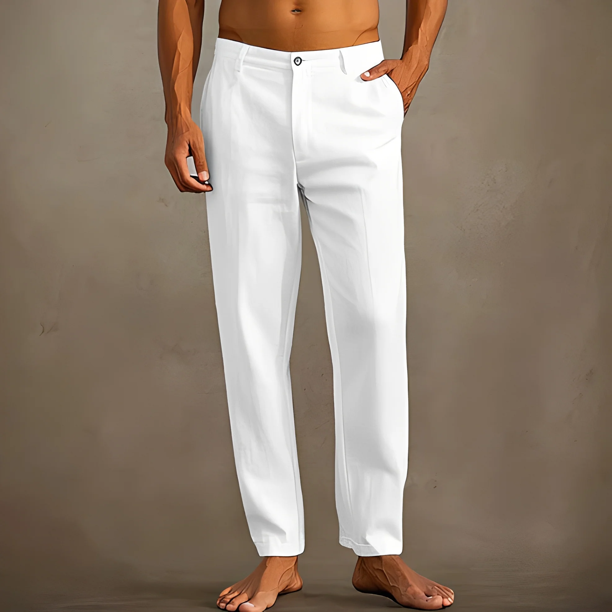 Anjay - Pantalon d'été large pour homme - Image 2
