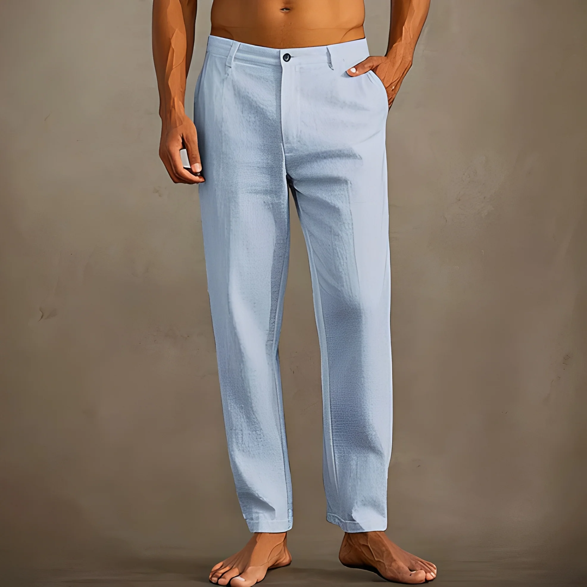 Anjay - Pantalon d'été large pour homme - Image 3