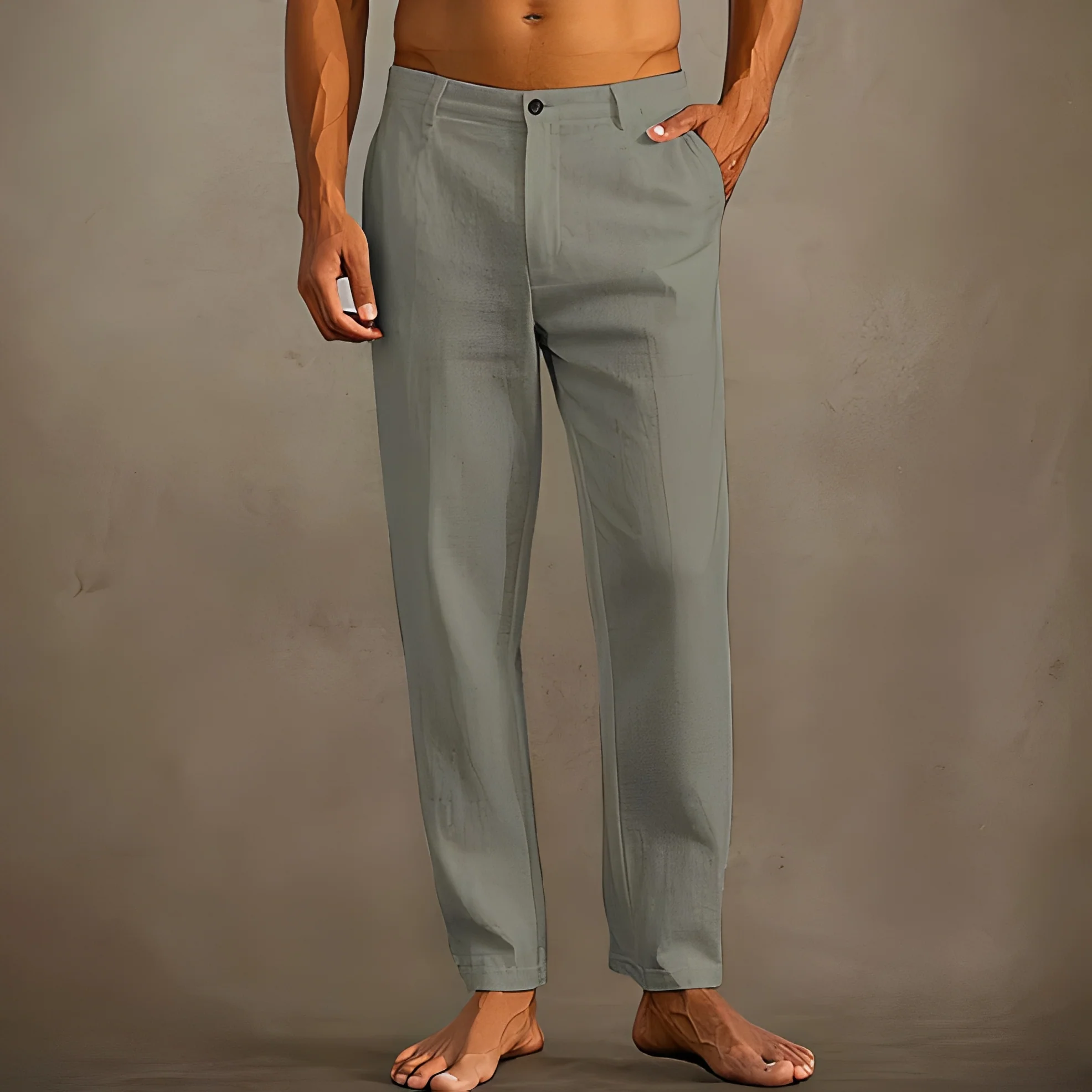 Anjay - Pantalon d'été large pour homme - Image 4