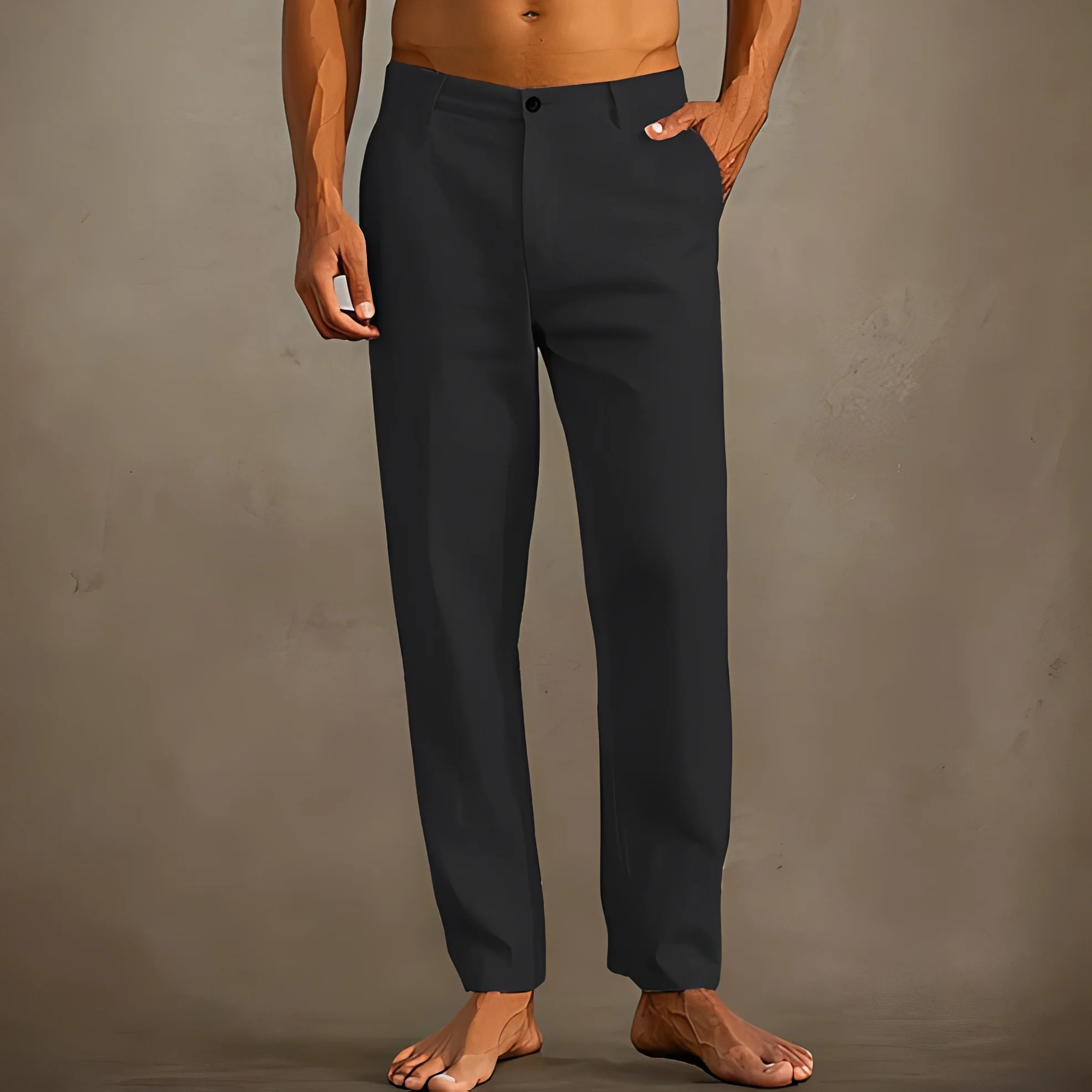 Anjay - Pantalon d'été large pour homme - Image 8