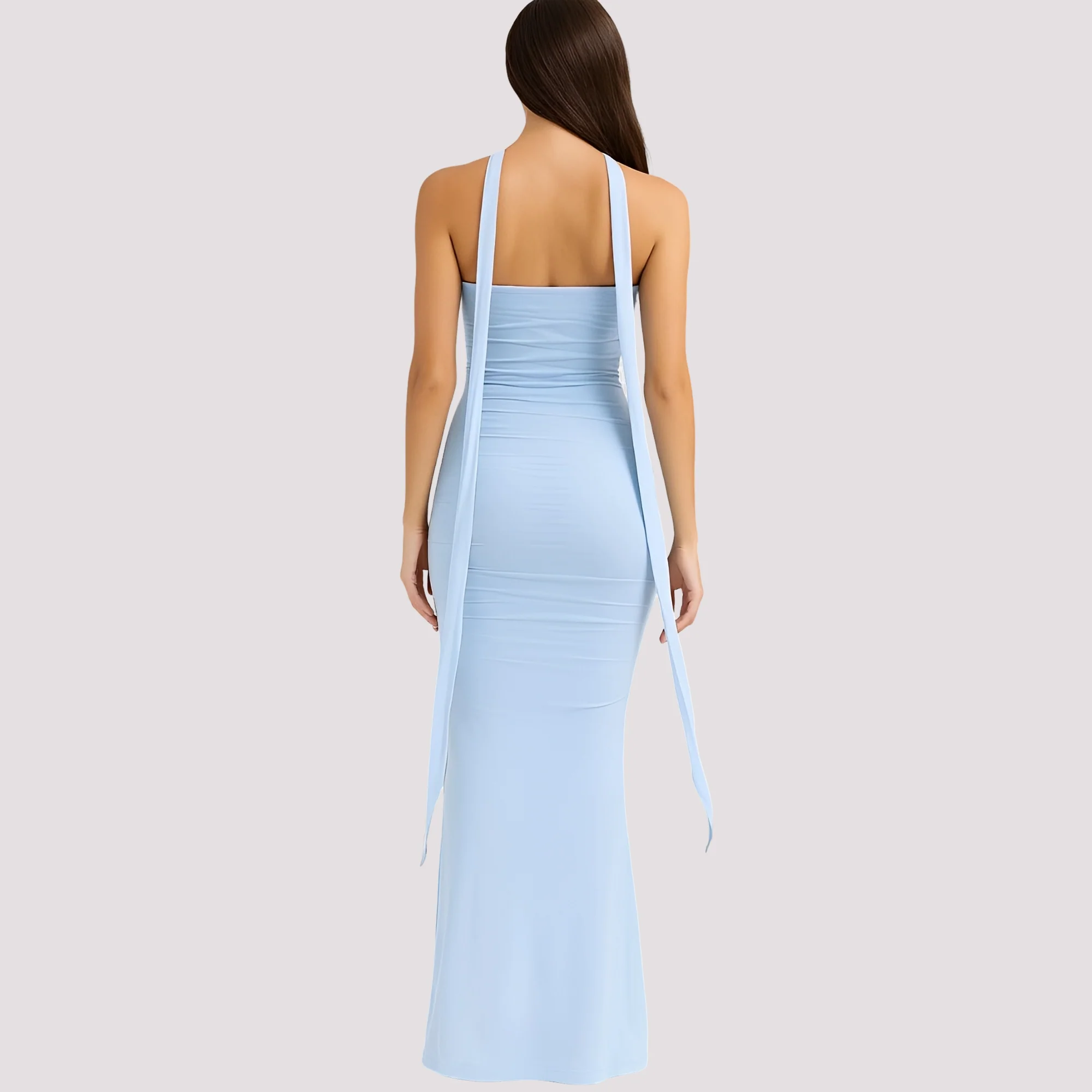 Antonia - Robe élégante près du corps avec collier - Image 2
