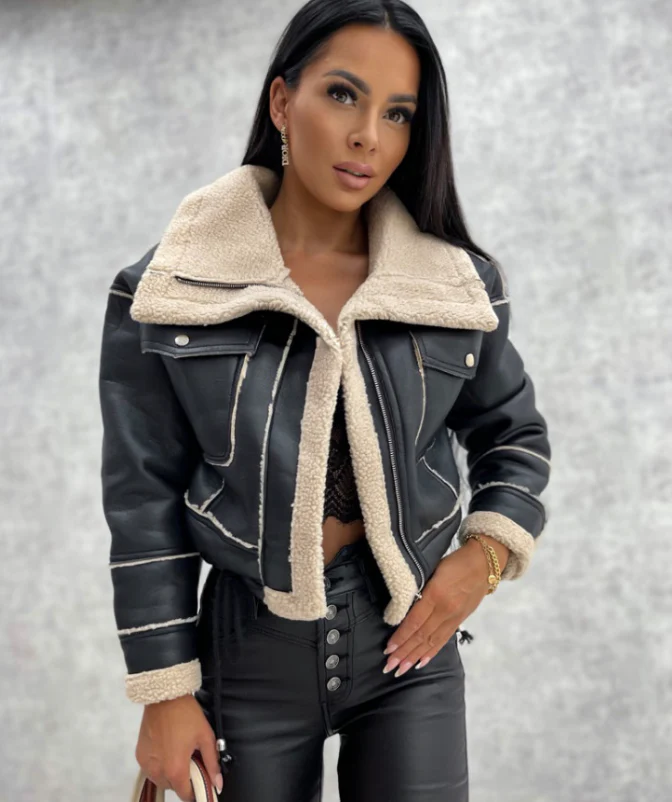 Anya - Blouson motard végétalien - Image 6
