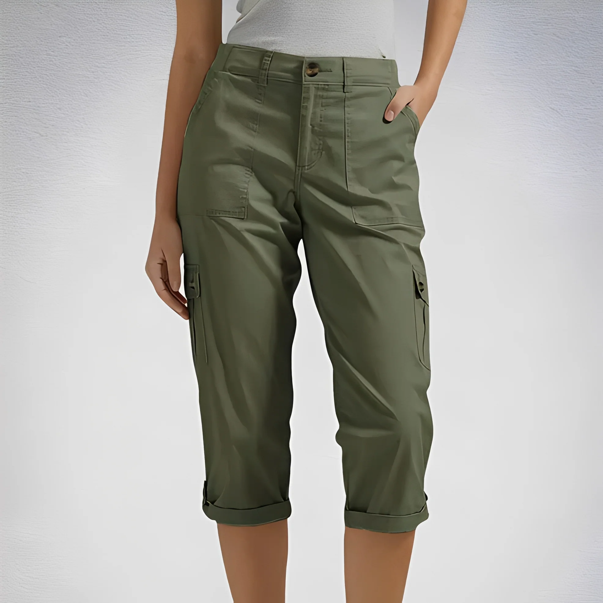 Archelle - Pantalon moderne à coupe large pour femme - Image 7