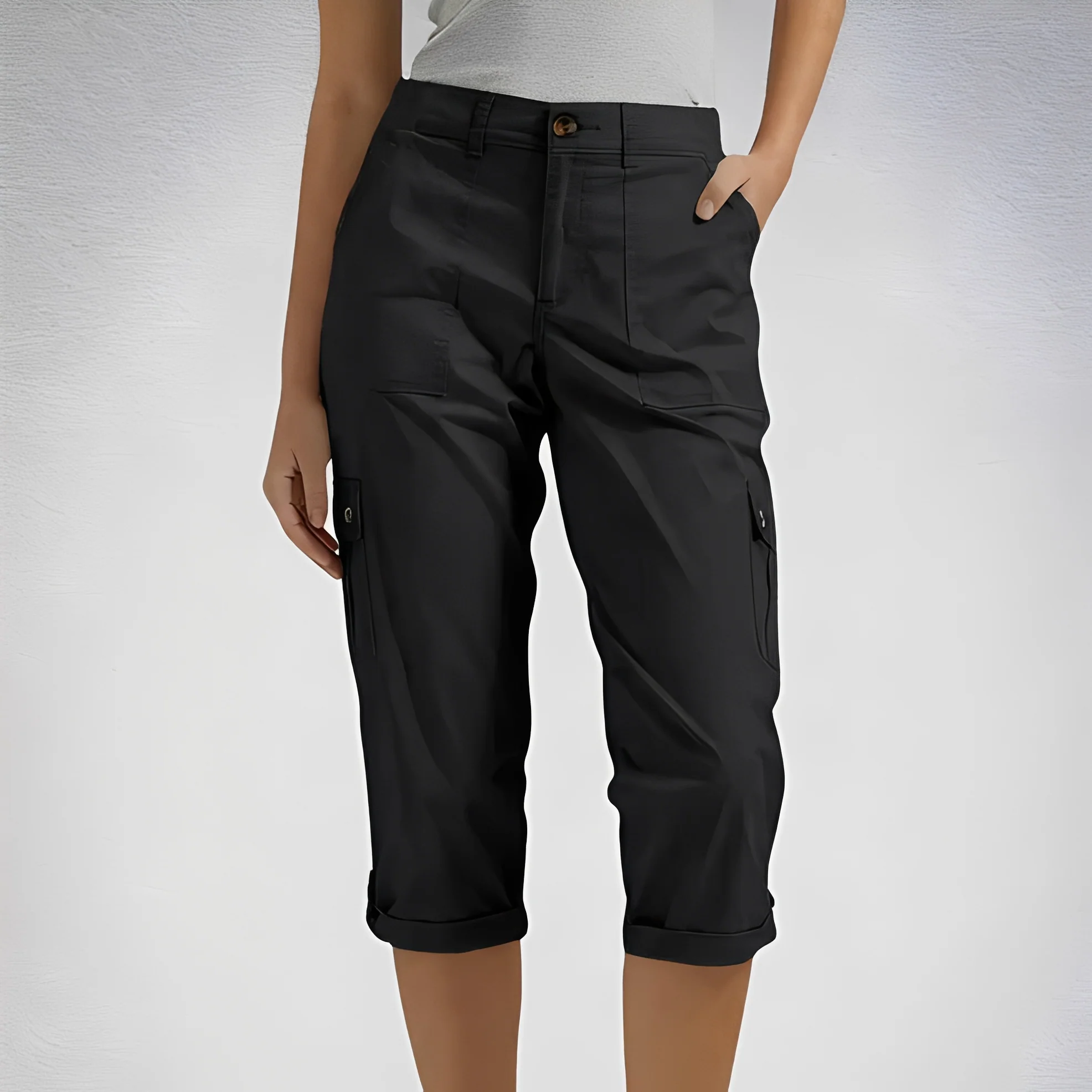 Archelle - Pantalon moderne à coupe large pour femme - Image 8