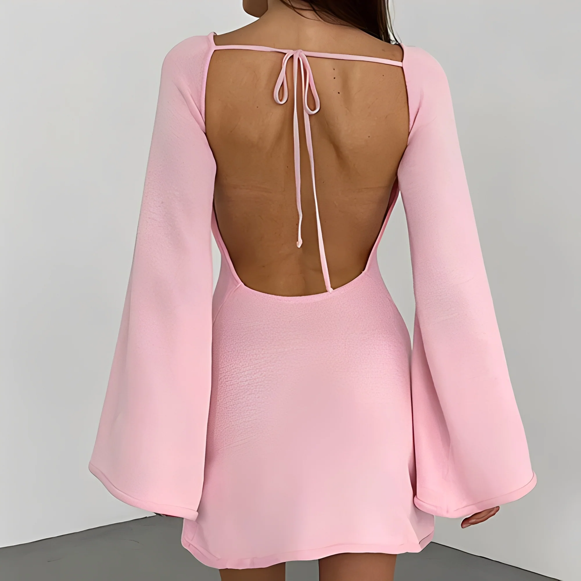 Aryana - Robe d'été élégante à manches longues pour femme - Image 2