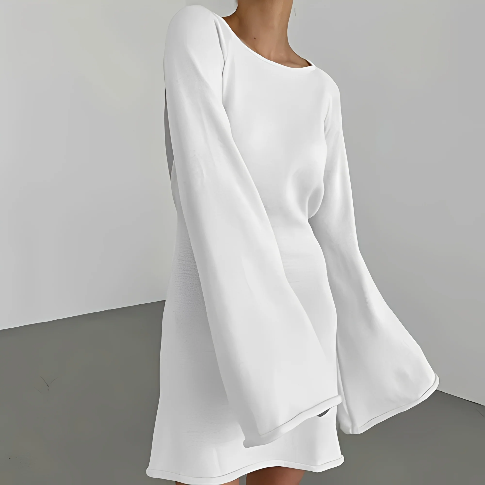 Aryana - Robe d'été élégante à manches longues pour femme - Image 3