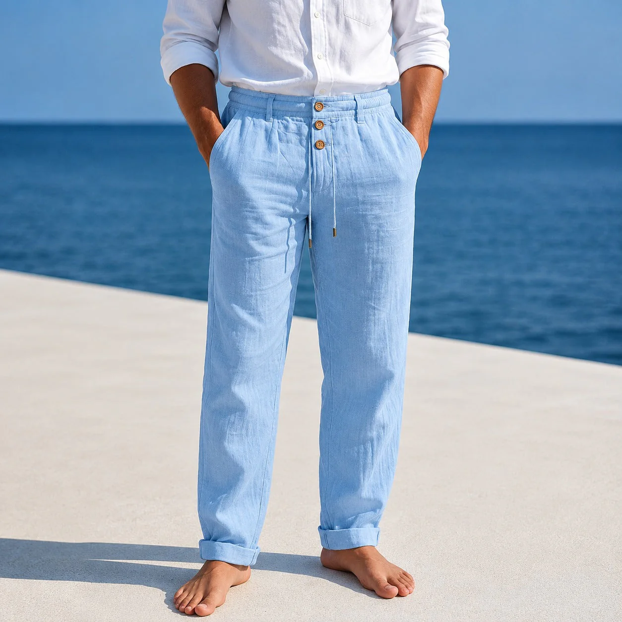 Austin - Pantalon Léger avec Cordon - Image 2