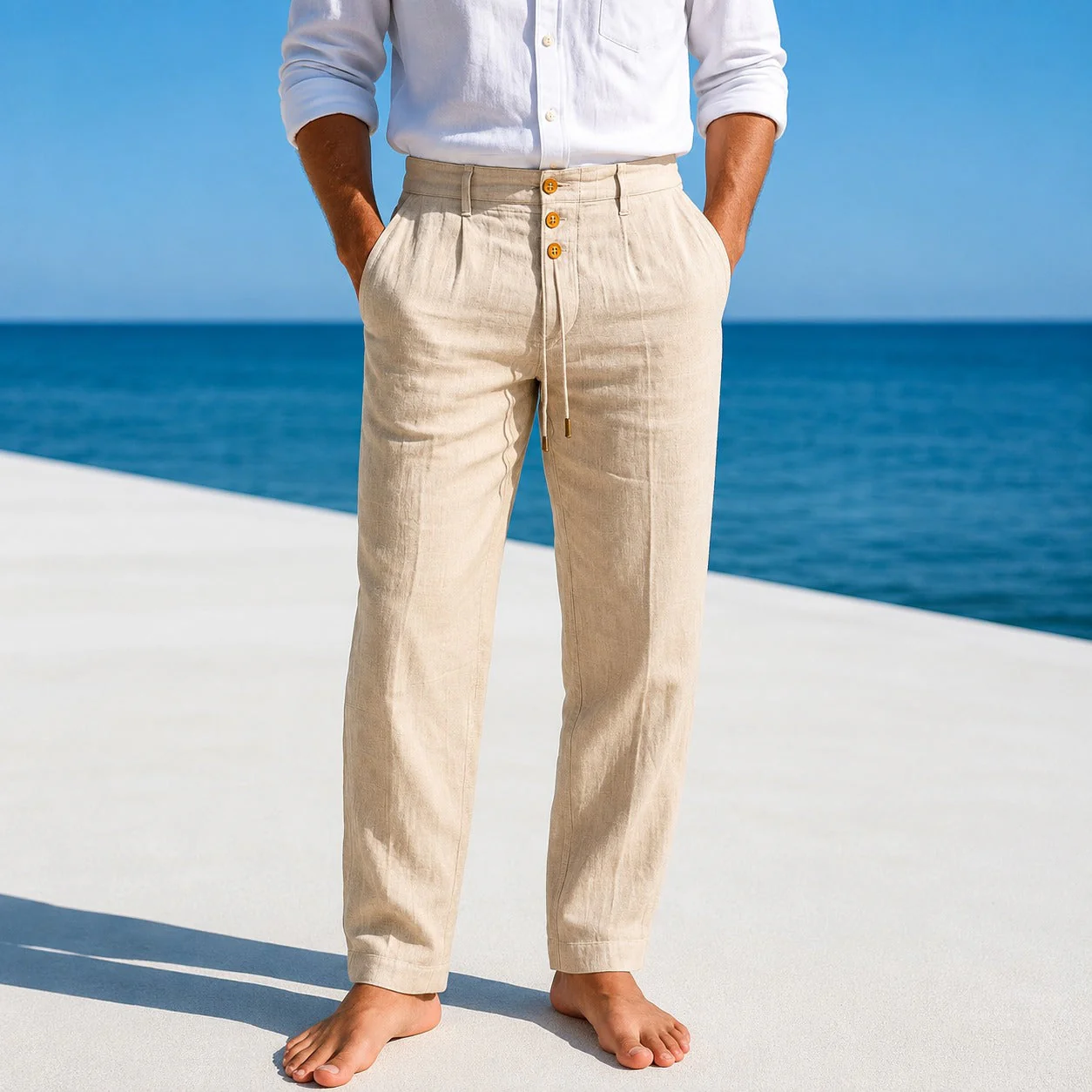 Austin - Pantalon Léger avec Cordon - Image 3