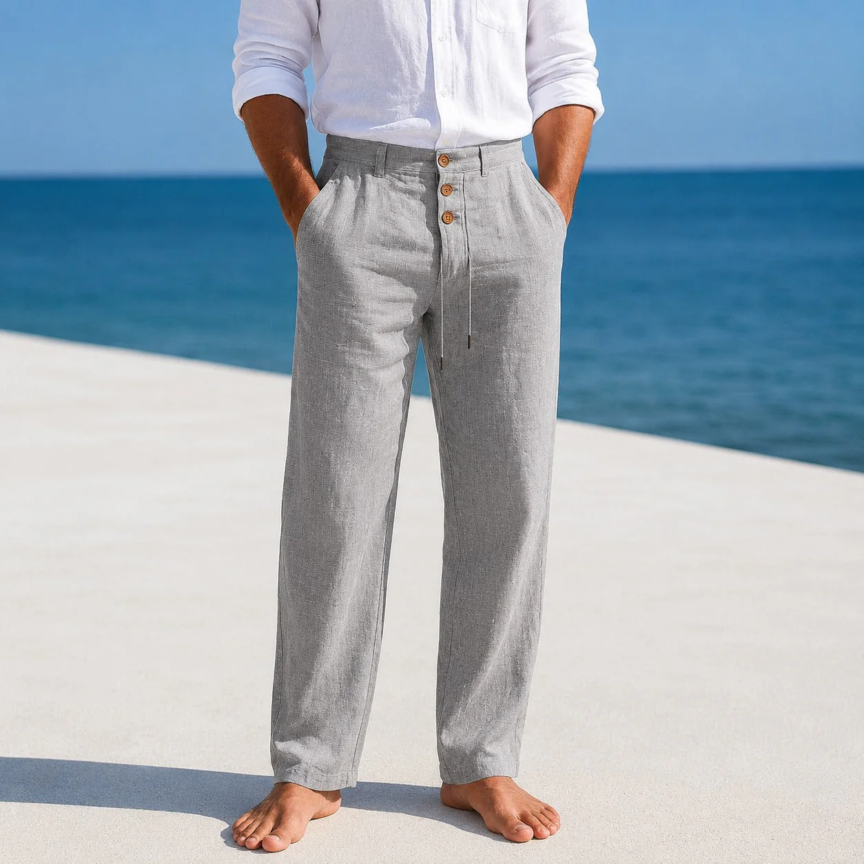 Austin - Pantalon Léger avec Cordon - Image 4