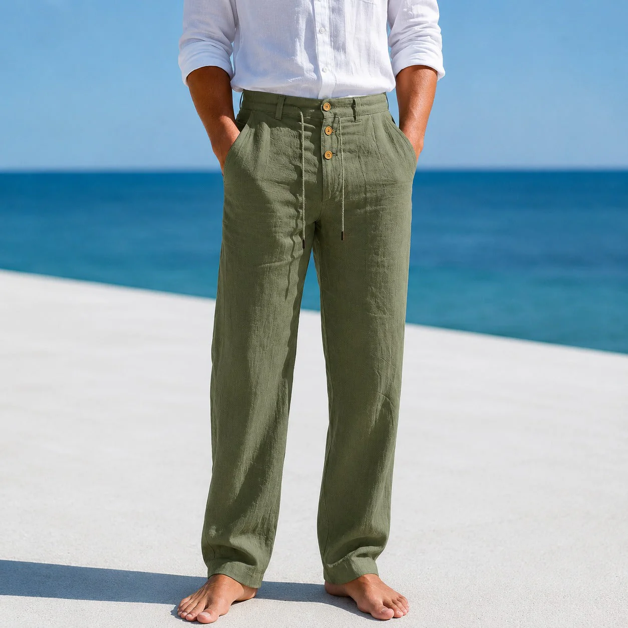 Austin - Pantalon Léger avec Cordon - Image 5