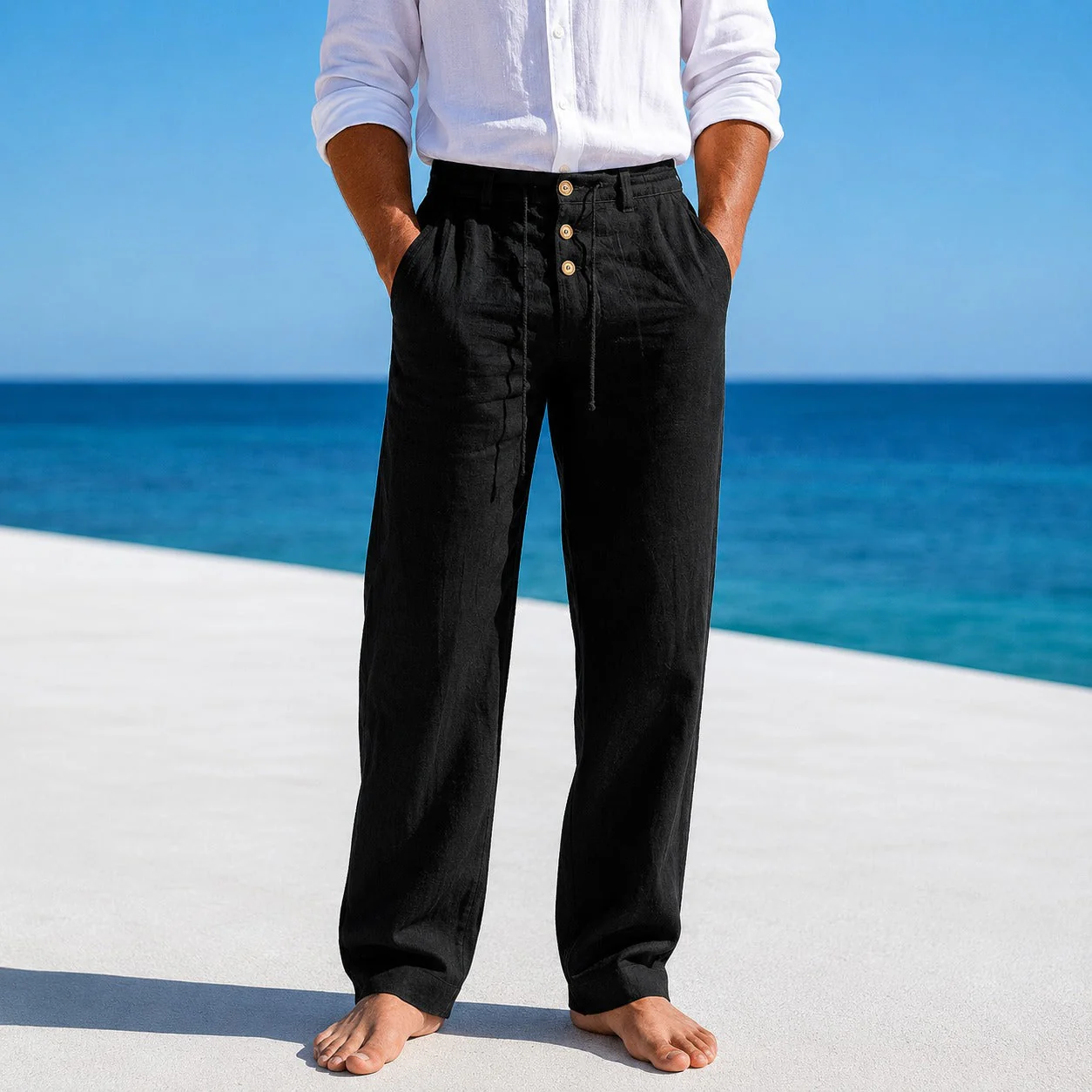 Austin - Pantalon Léger avec Cordon - Image 6