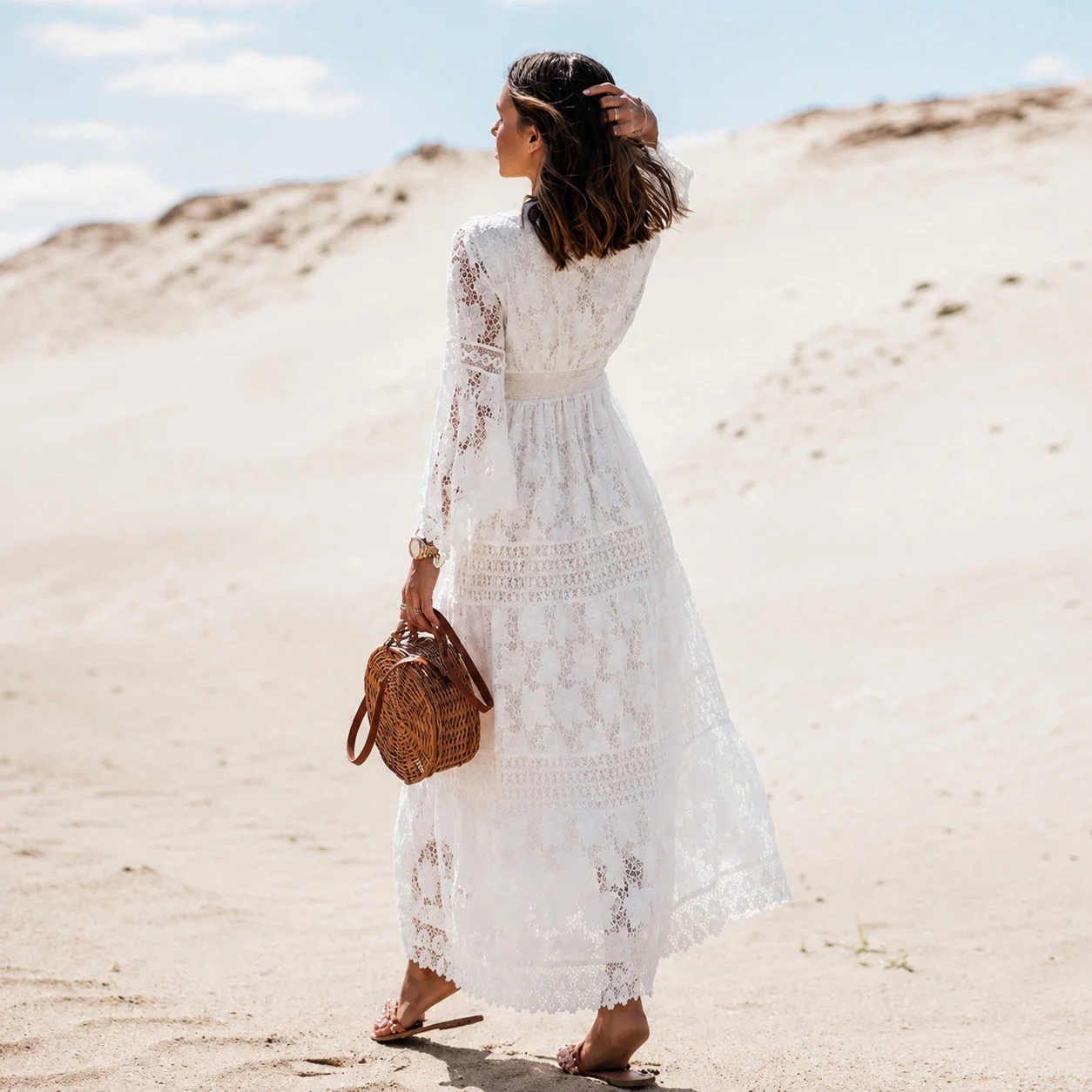 Betty - Robe longue chic au style bohème et souple - Image 2