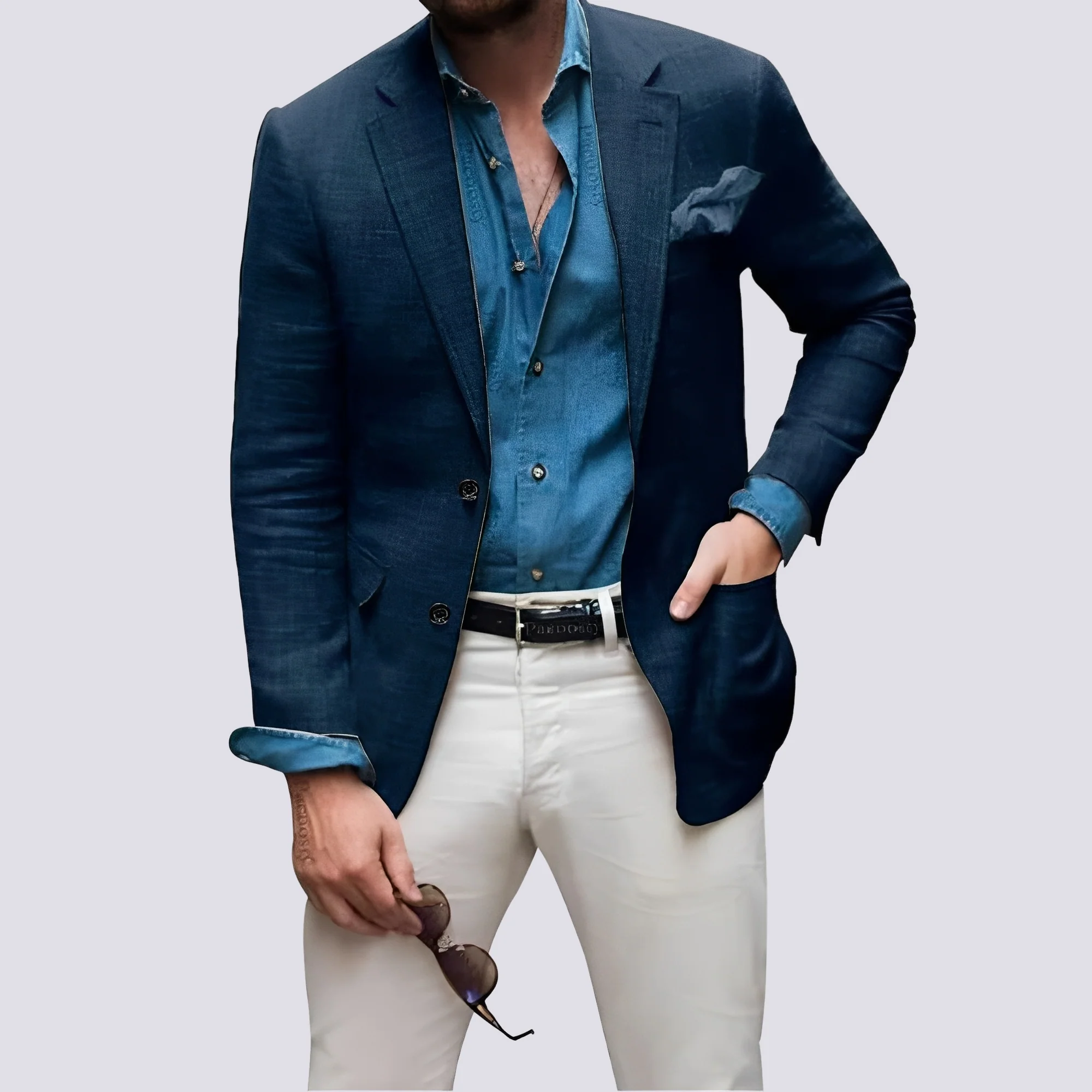 Glenn - Blazer élégant pour hommes avec boutons - Image 6