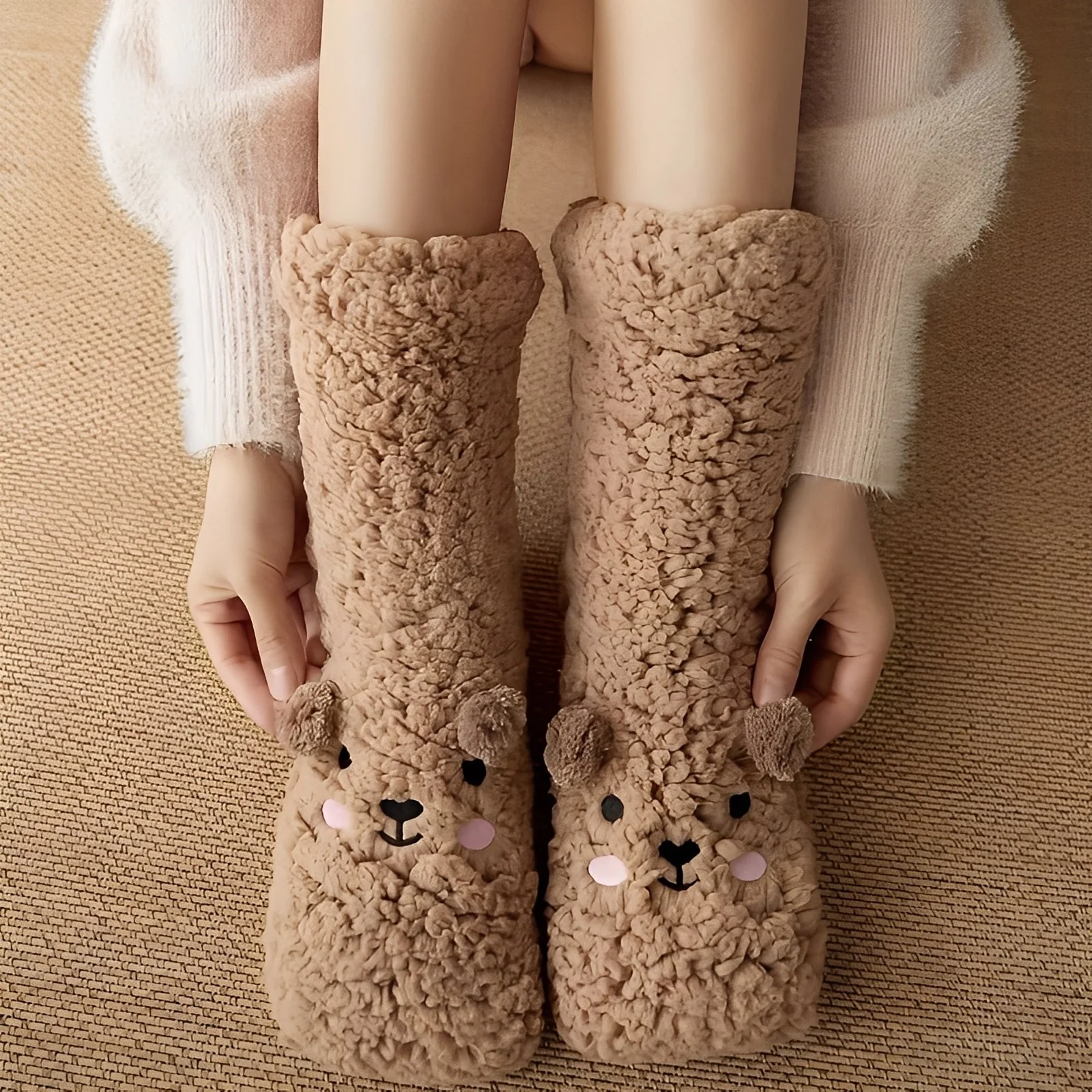 Caelie - Chaussettes polaires épaisses, élégantes et douces pour femmes - Image 2