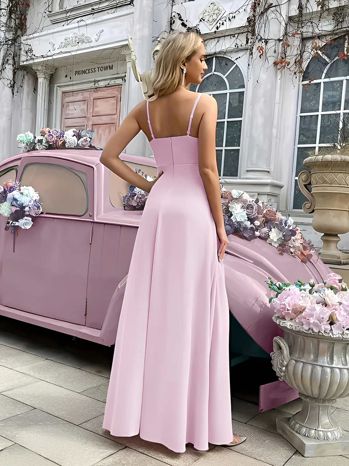 Carline - Robe Maxi Élégante et Chic - Image 2