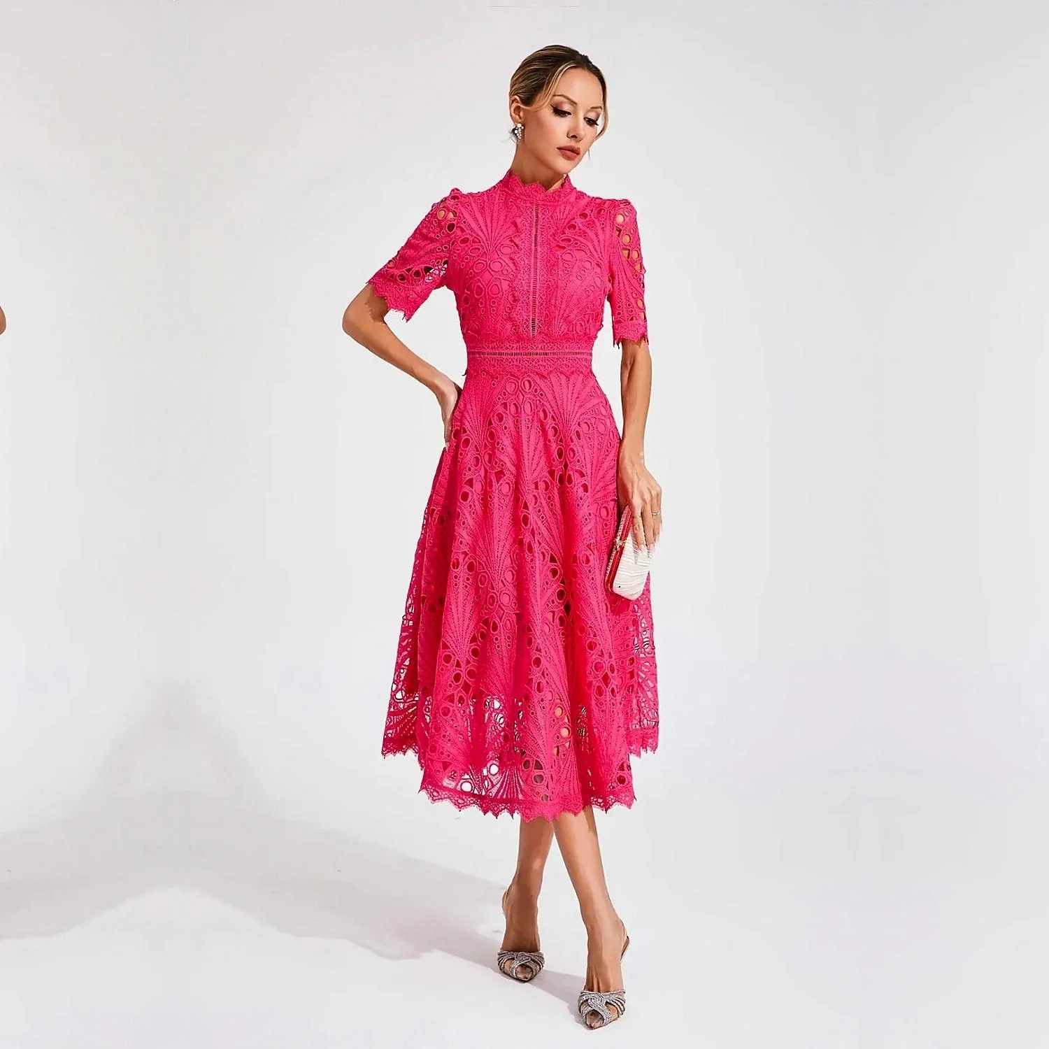 Carmen - Robe Midi Raffinée - Image 2