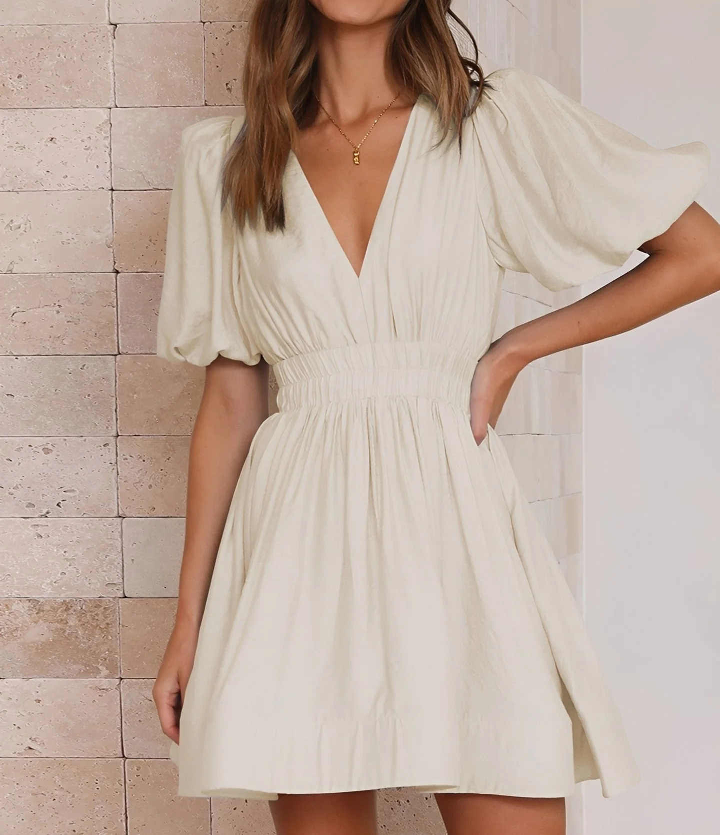 Caroline - Mini Robe Élégante - Image 4