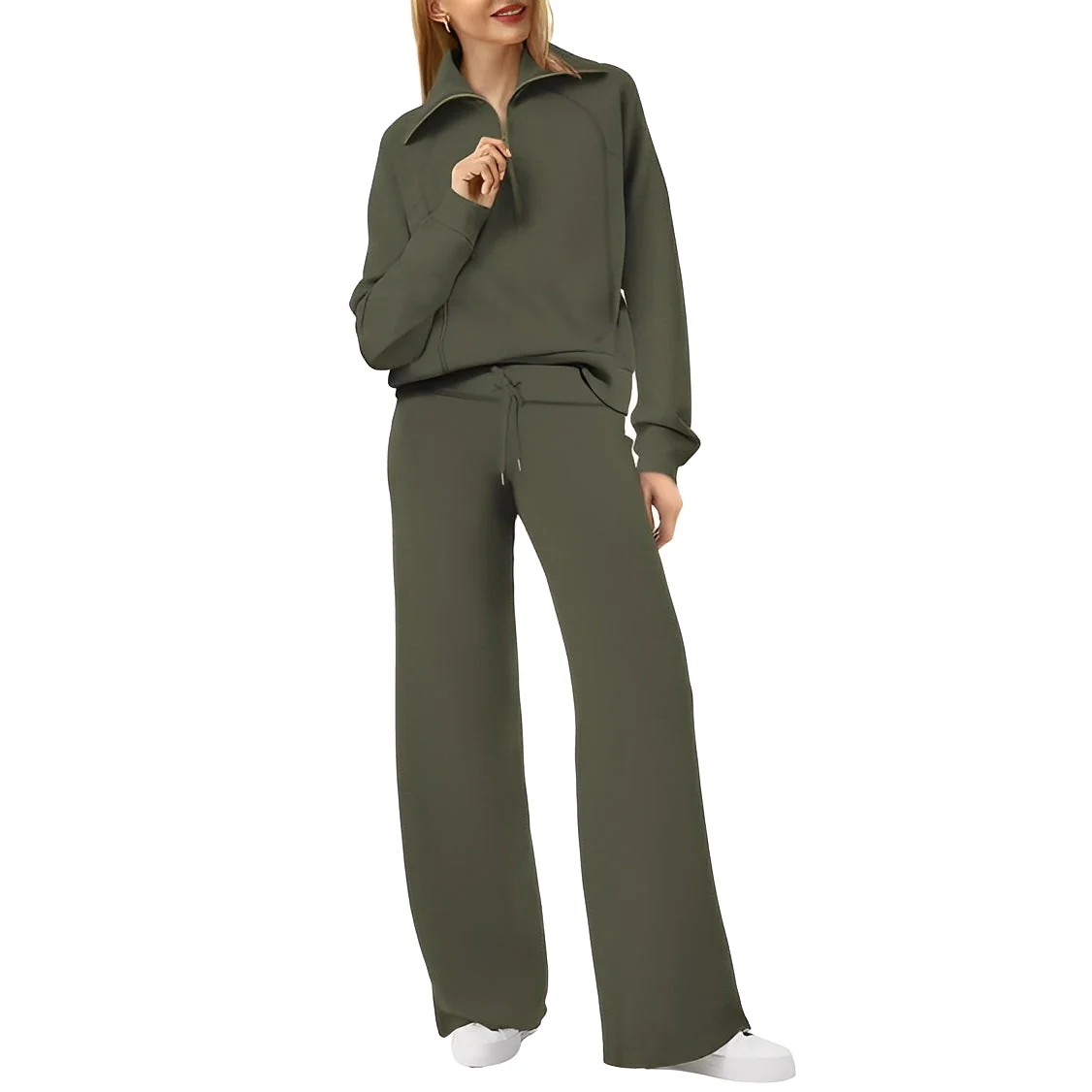 Cécile - Ensemble agréable de pull et pantalon pour femmes - Image 11