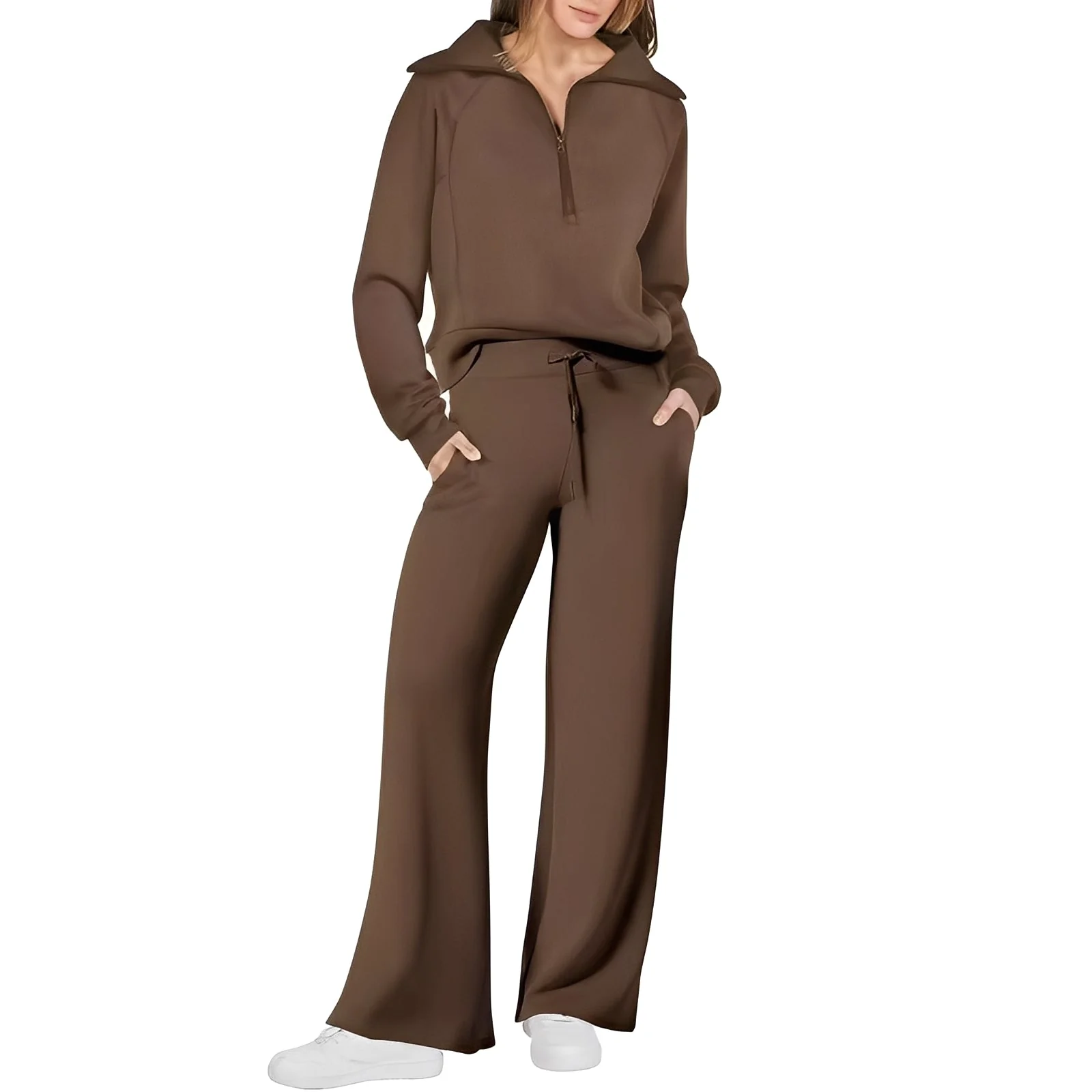 Cécile - Ensemble agréable de pull et pantalon pour femmes - Image 12
