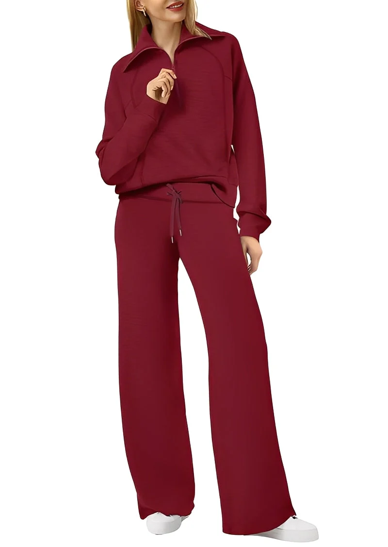 Cécile - Ensemble agréable de pull et pantalon pour femmes - Image 14