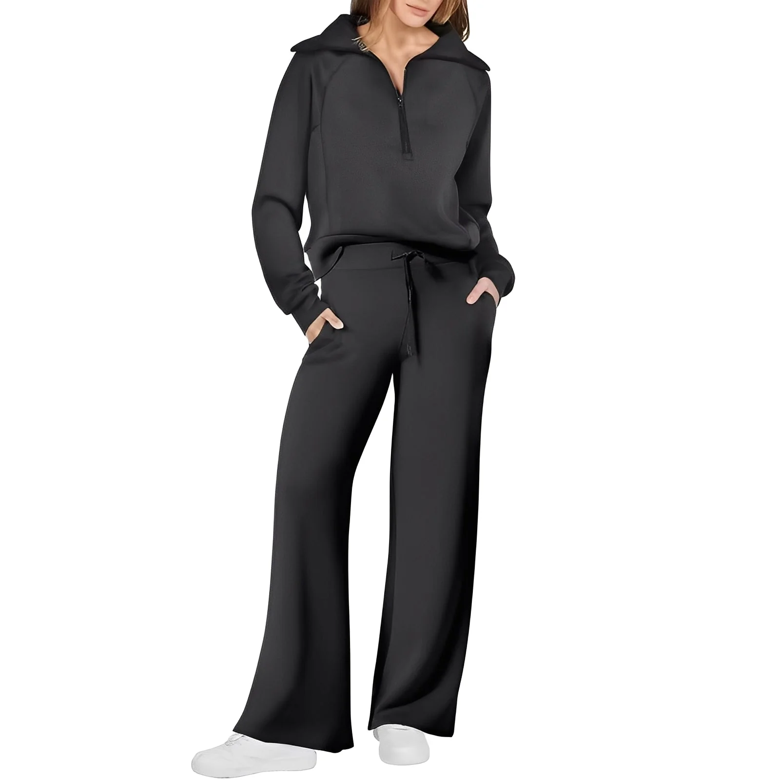 Cécile - Ensemble agréable de pull et pantalon pour femmes - Image 15