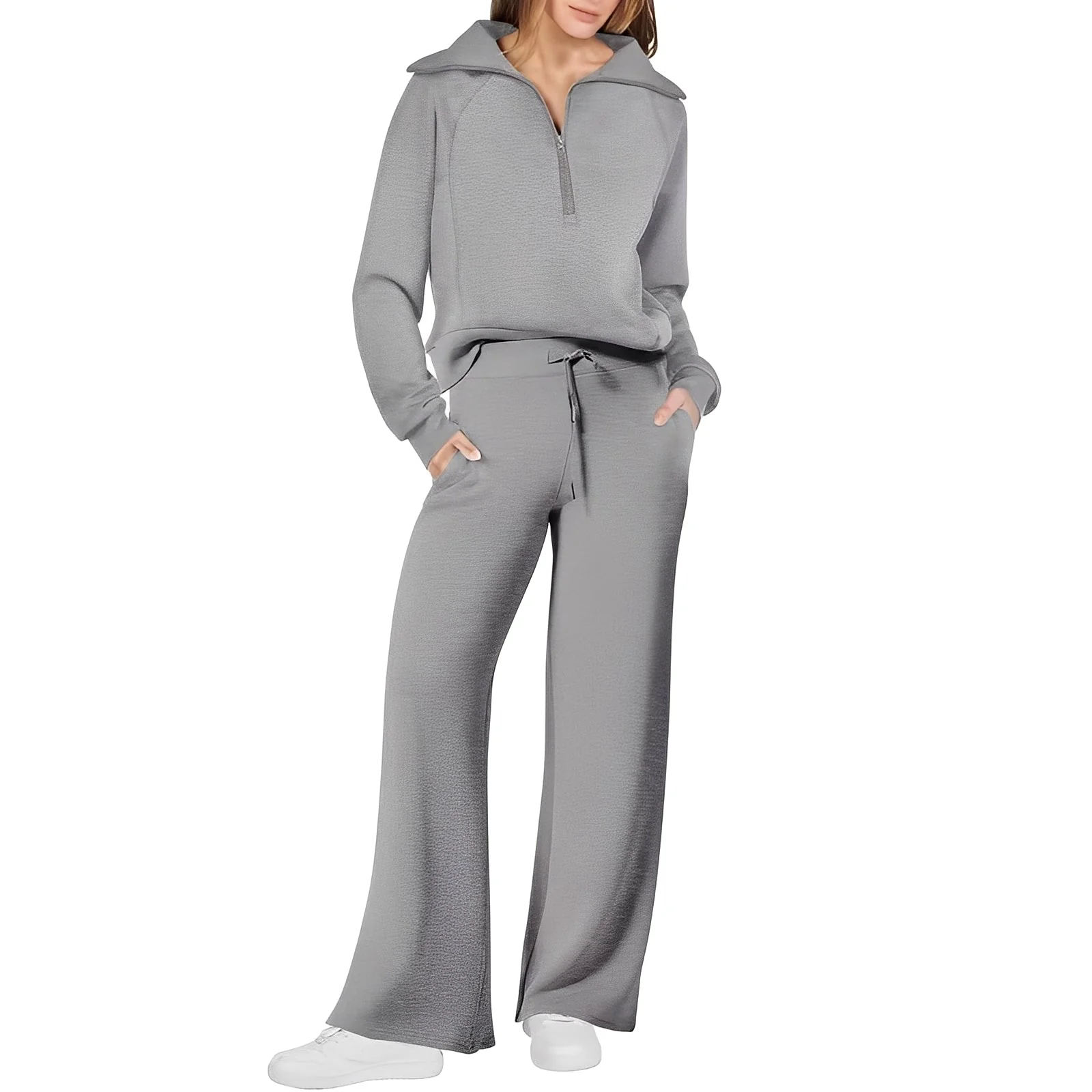 Cécile - Ensemble agréable de pull et pantalon pour femmes - Image 4