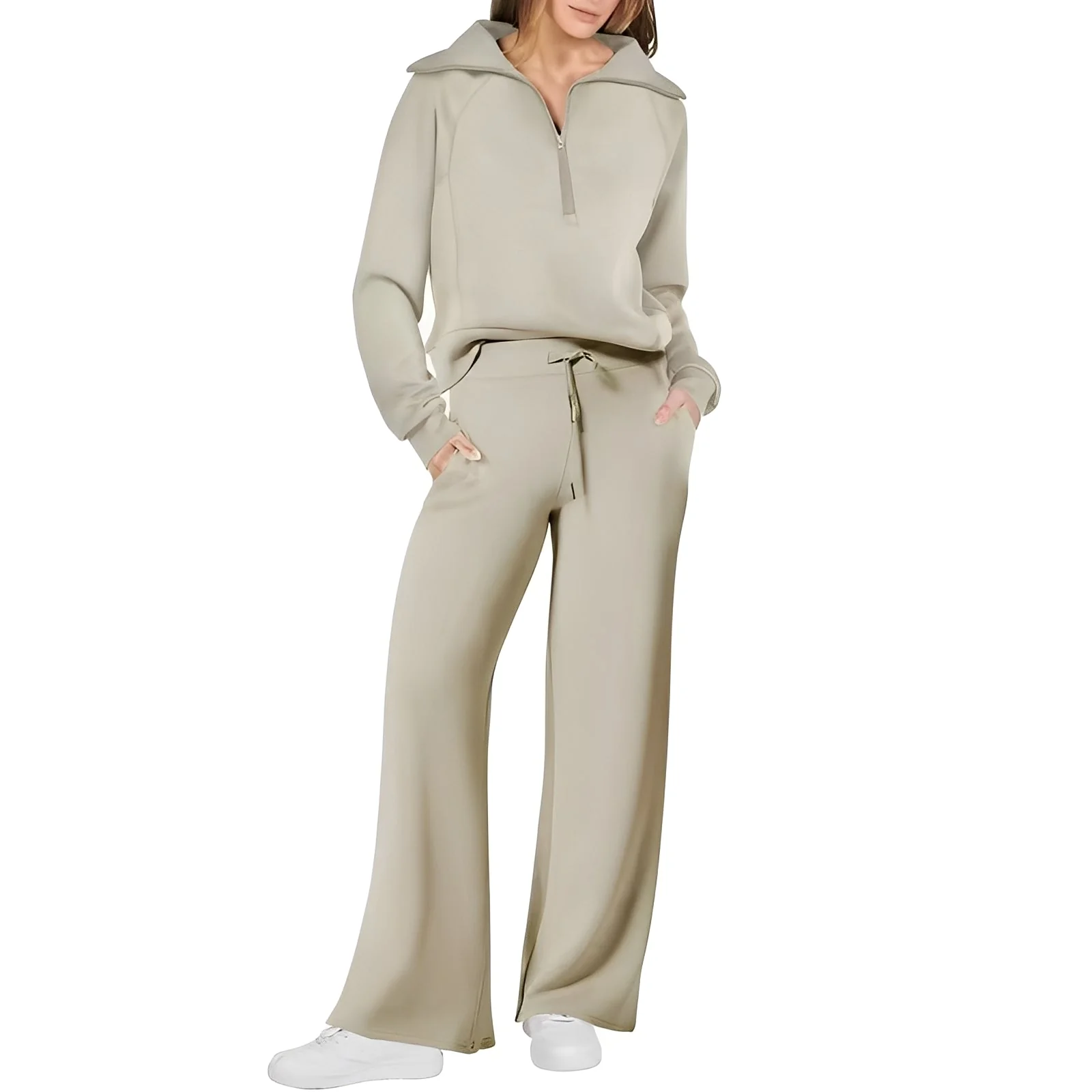 Cécile - Ensemble agréable de pull et pantalon pour femmes - Image 5