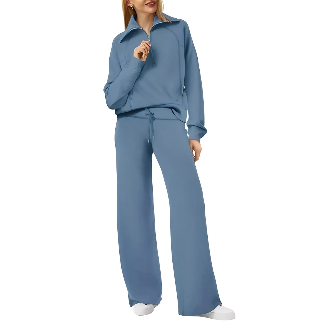 Cécile - Ensemble agréable de pull et pantalon pour femmes - Image 7