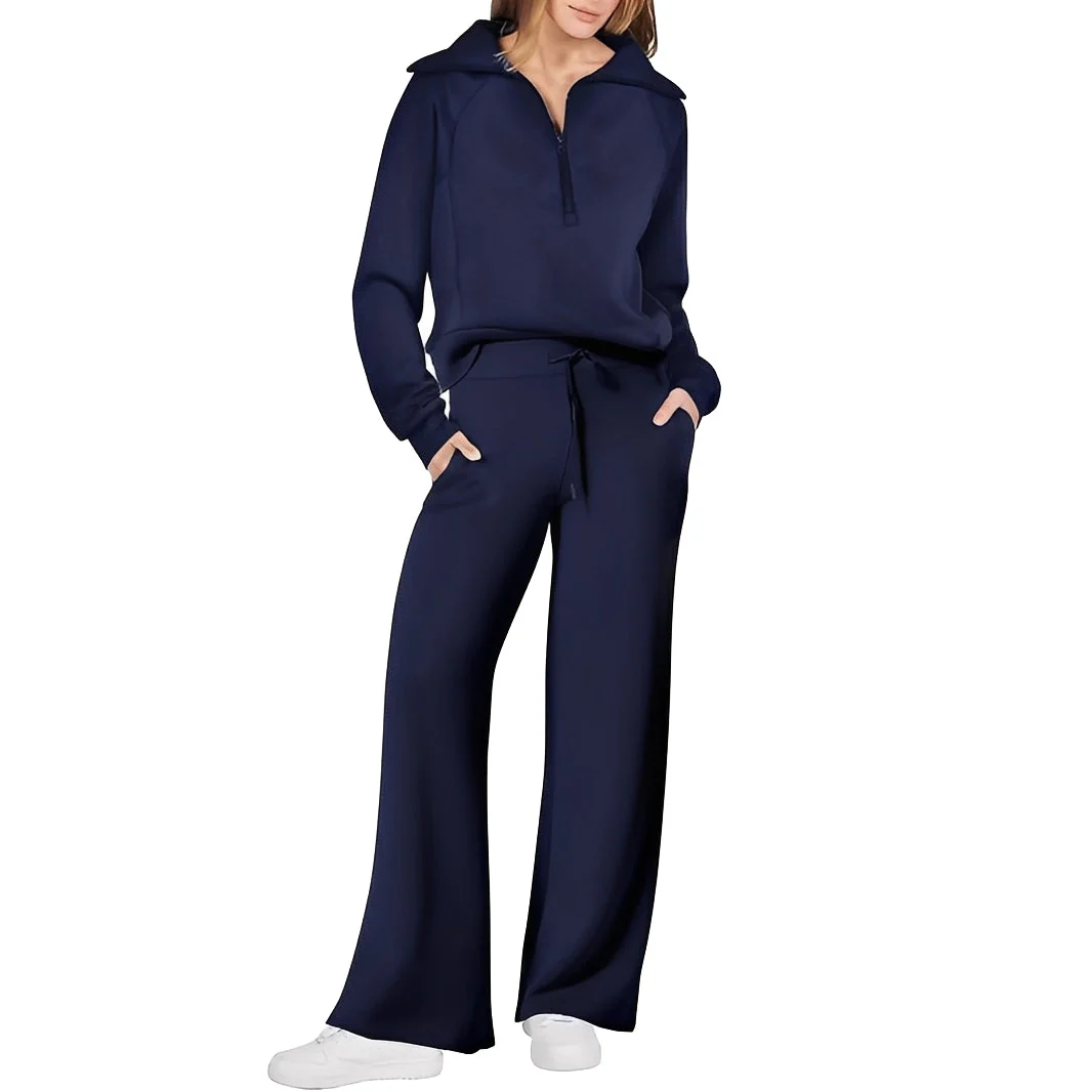 Cécile - Ensemble agréable de pull et pantalon pour femmes - Image 8