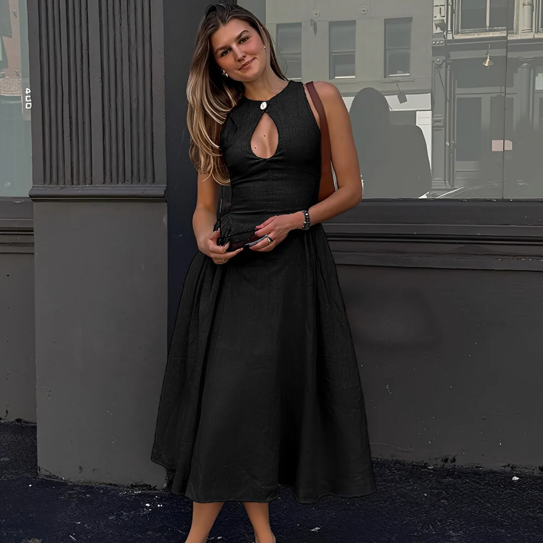 Chelou - Robe Longue à Plis - Image 3