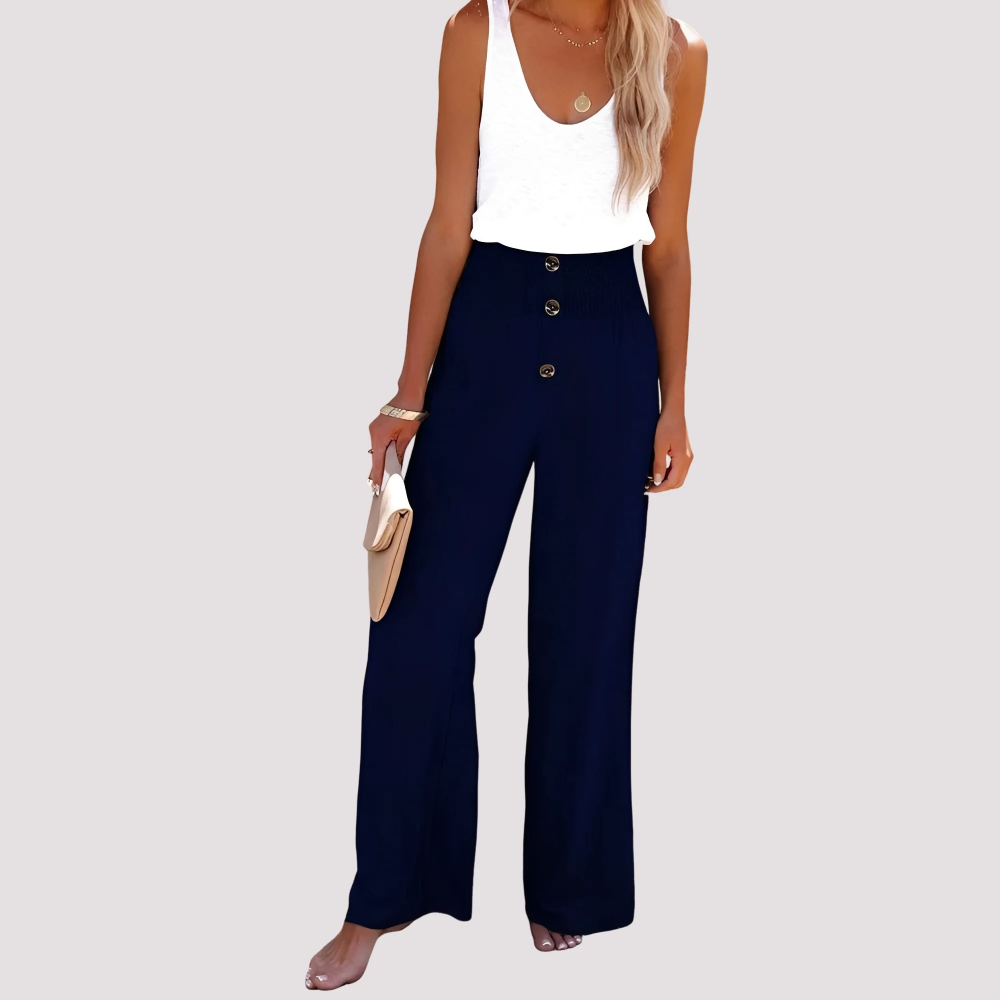 Christa - Pantalon ample taille haute - Image 7