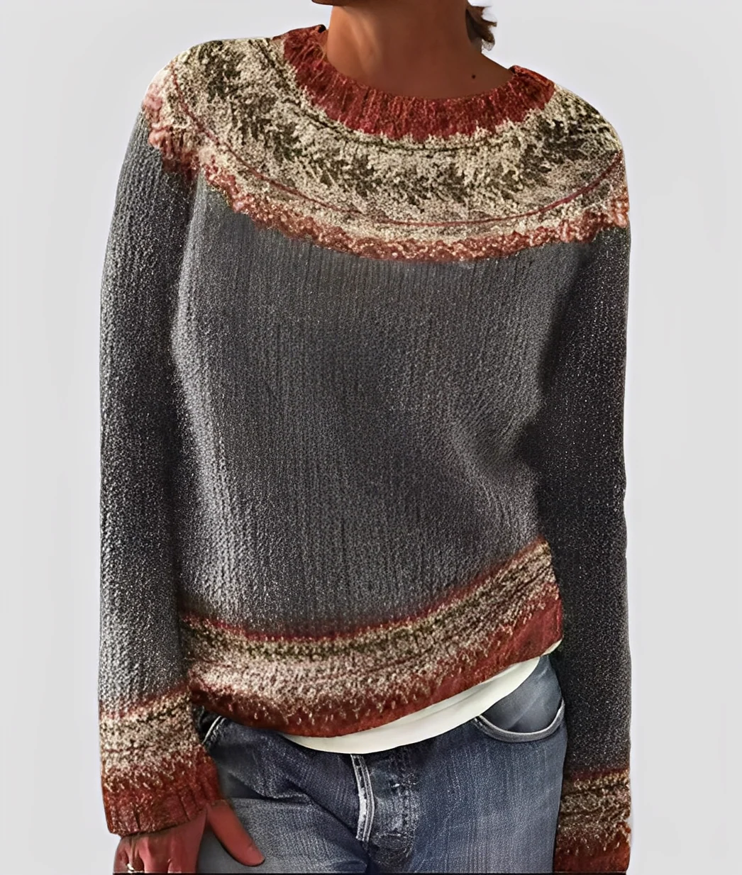 Christal - Pull en laine ample et à la mode pour femmes - Image 7