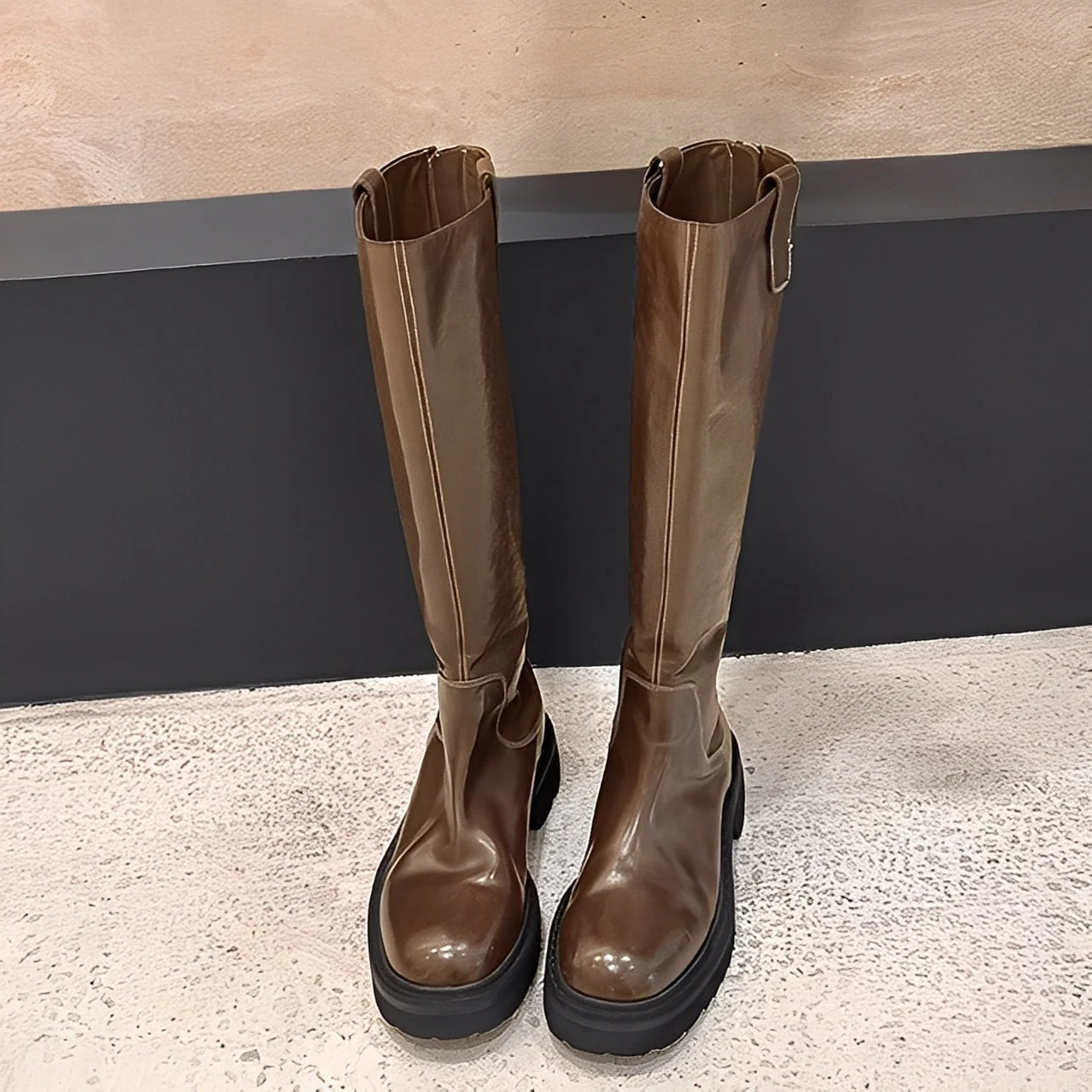 Christine - Bottes élégantes montant jusqu'aux genoux pour femmes - Image 3