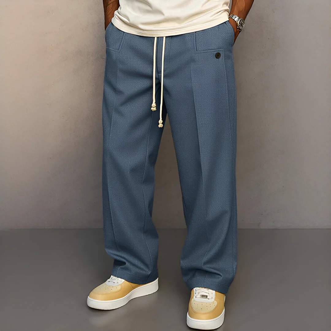 Clent - Pantalon chic avec cordon de serrage pour homme - Image 4