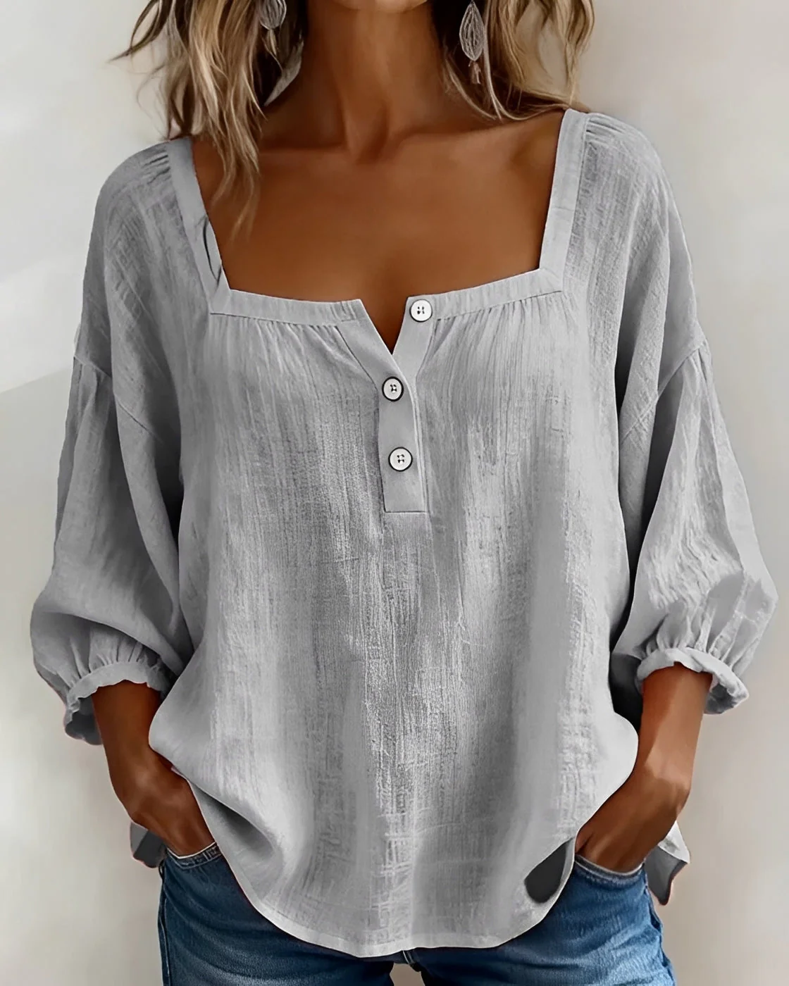 Corey - Blouse Décontractée à Manches Longues - Image 5