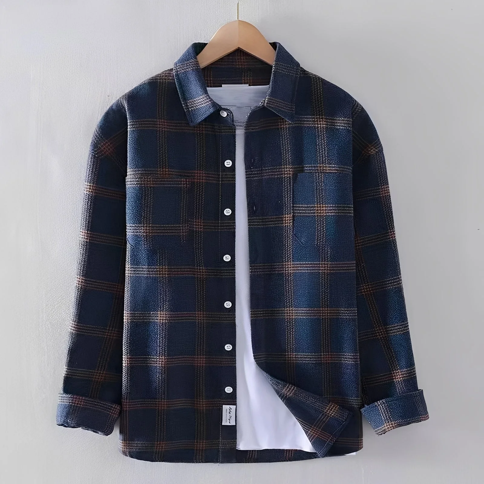 Daniel – Chemise à manches longues pour homme – style décontracté et élégant - Image 2