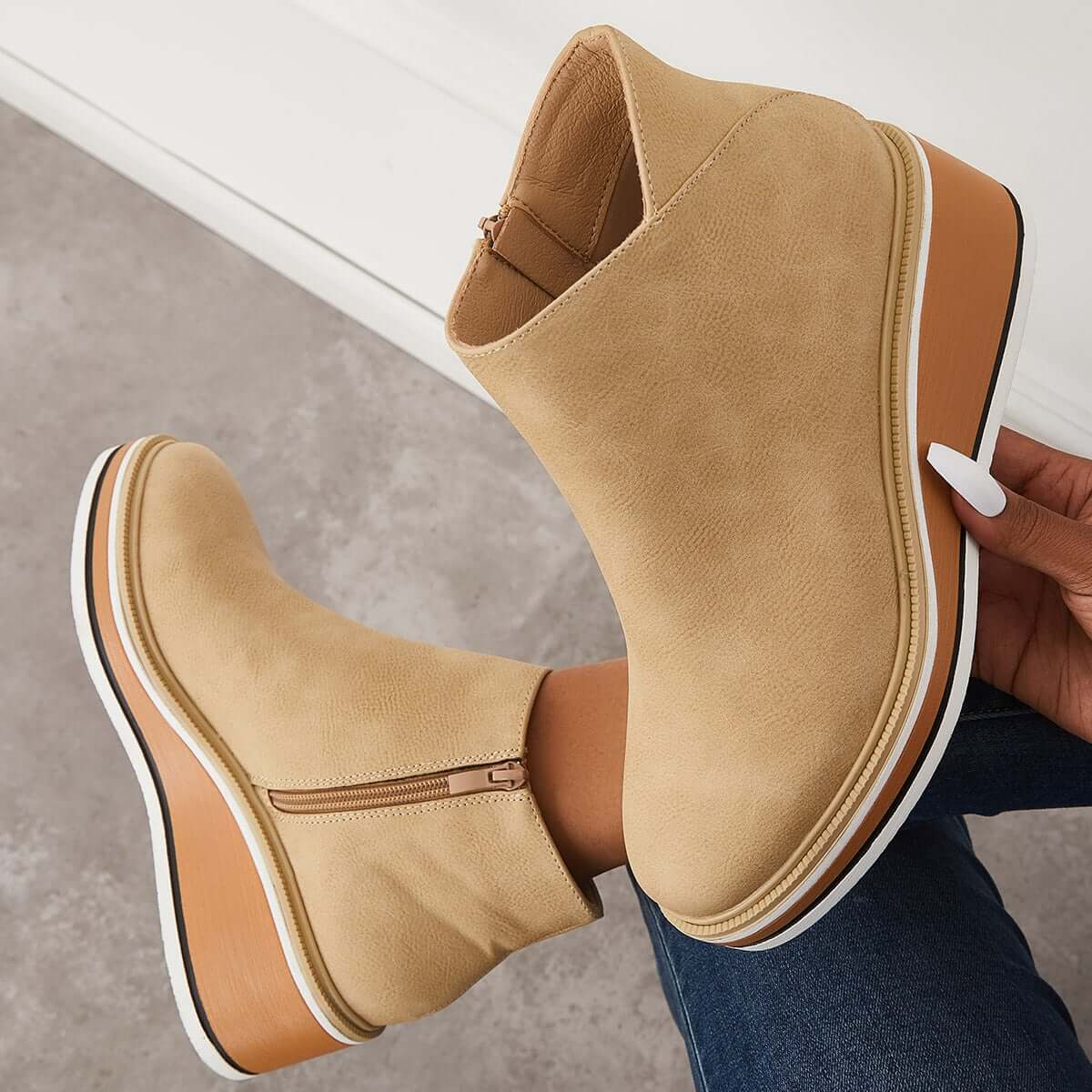 Danielle – Bottes à plateforme tendance - Image 12