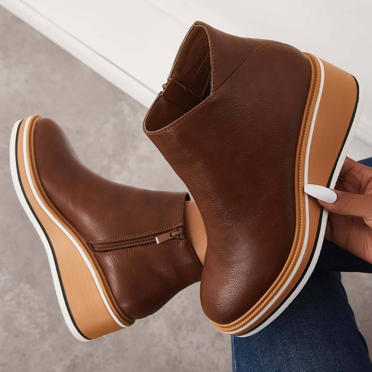 Danielle – Bottes à plateforme tendance - Image 15